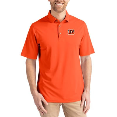 Cincinnati Bengals Cutter & Buck Virtue Eco Pique Recycled Polo - Orange