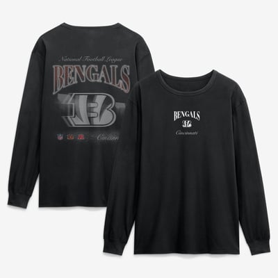 Cincinnati Bengals Fanatics Midnight Falls Long Sleeve T-Shirt - Black