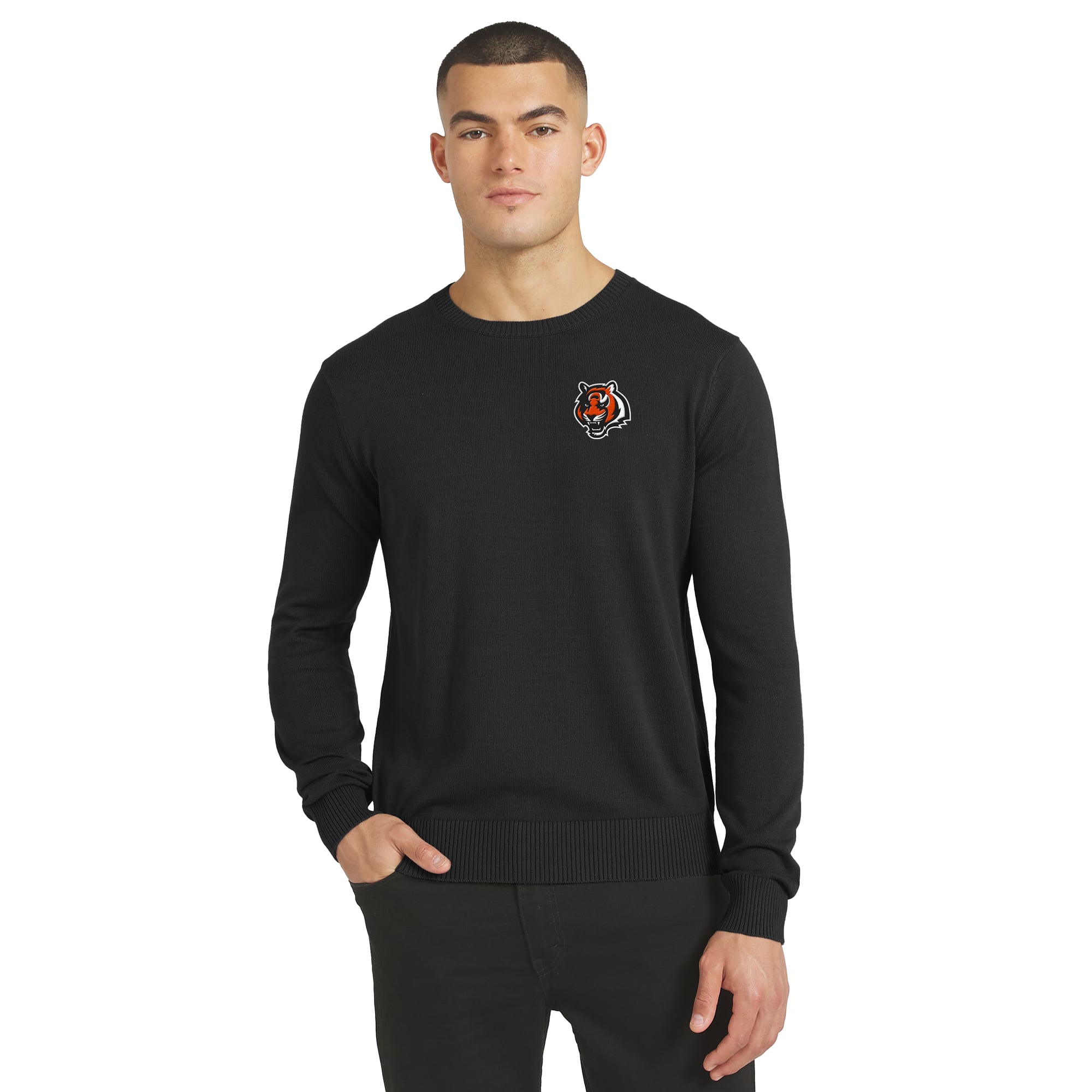 Men's J. Palmer Black Cincinnati Bengals Sweater