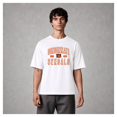Cincinnati Bengals Levelwear Luxe Moment Stronghold Knit T-Shirt - White