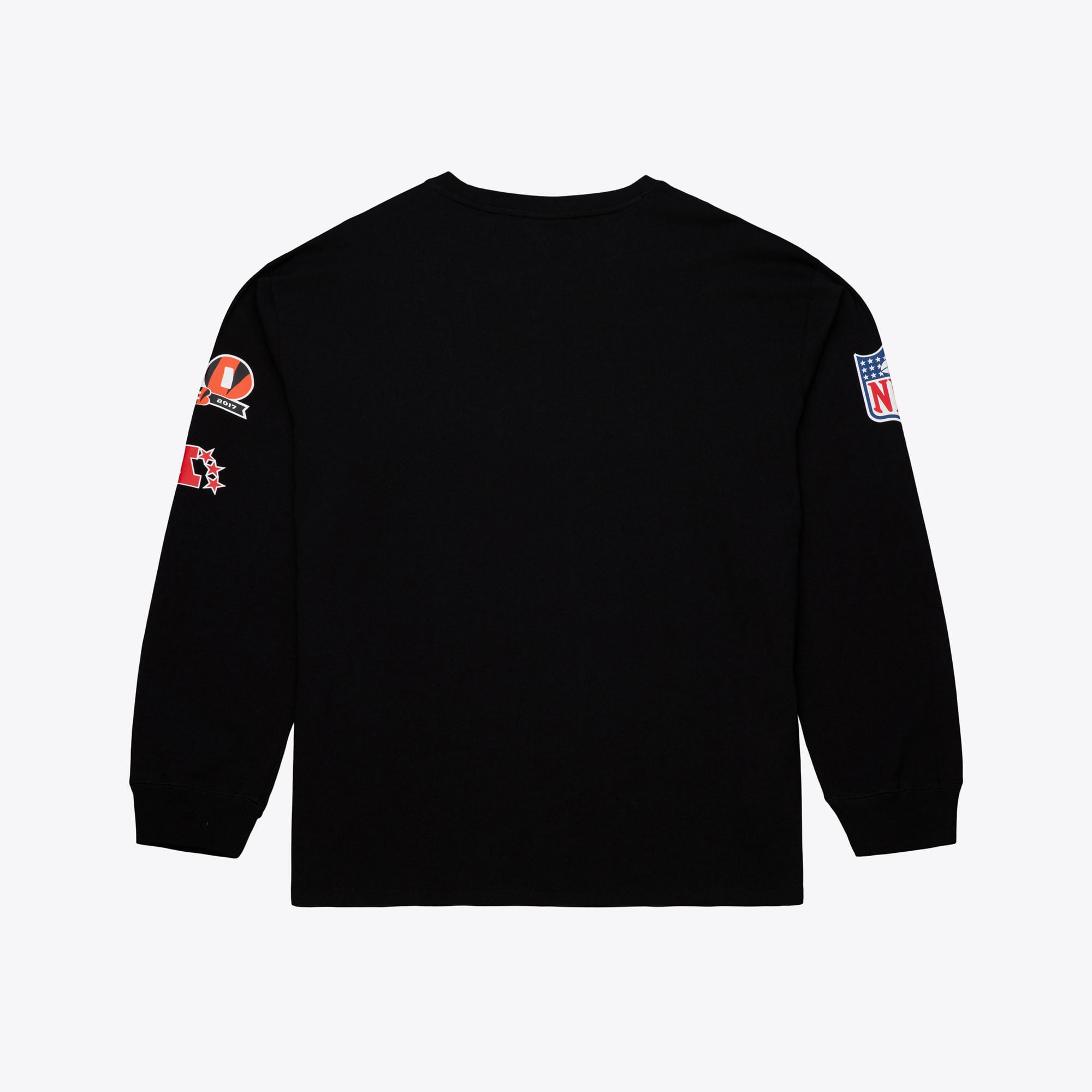 T-shirt à manches longues Mitchell & Ness noir pour homme, Cincinnati Bengals, grandes tailles, camp d'entraînement