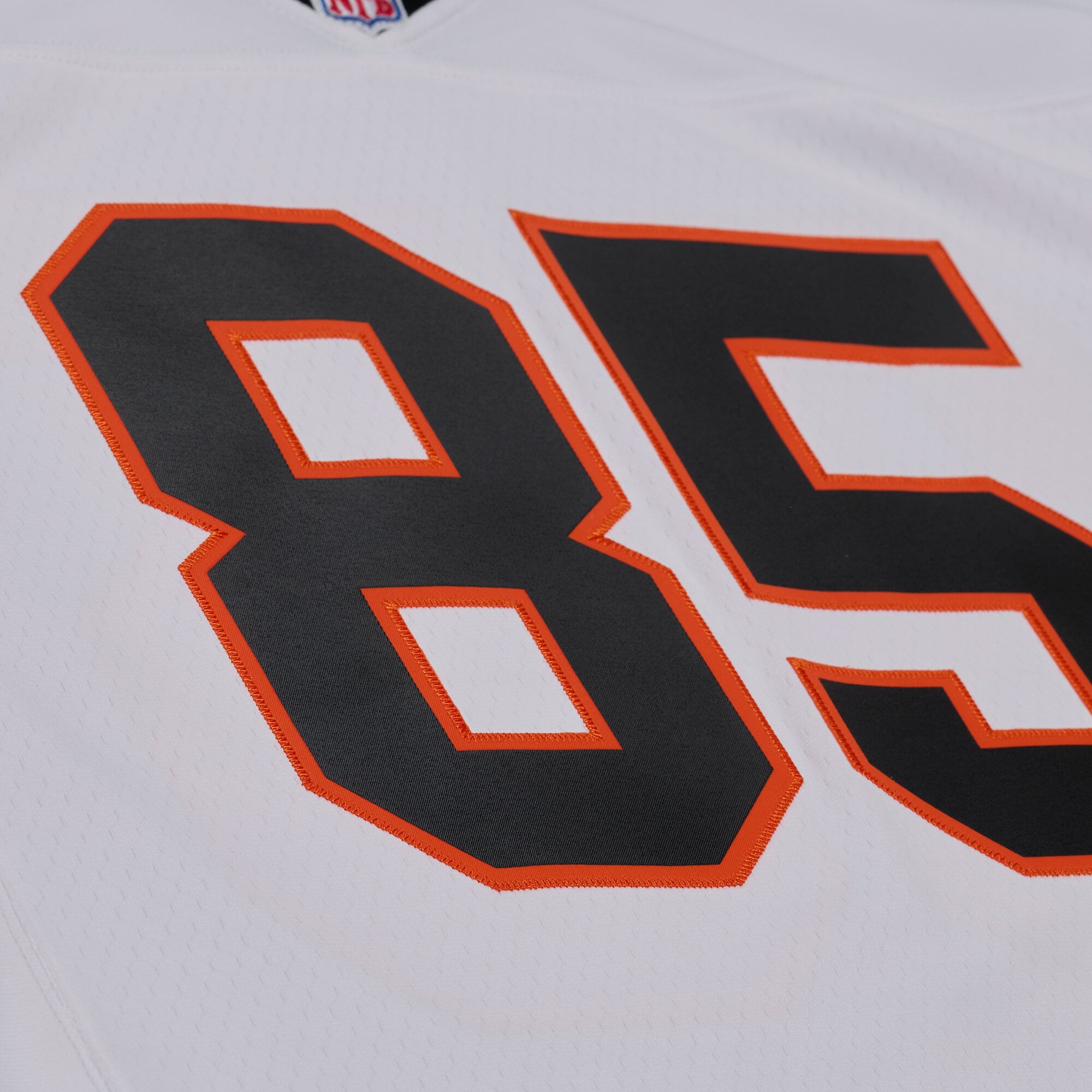 Men's Mitchell & Ness Chad Johnson White Cincinnati Bengals 2001 Legacy Replica Player Jersey