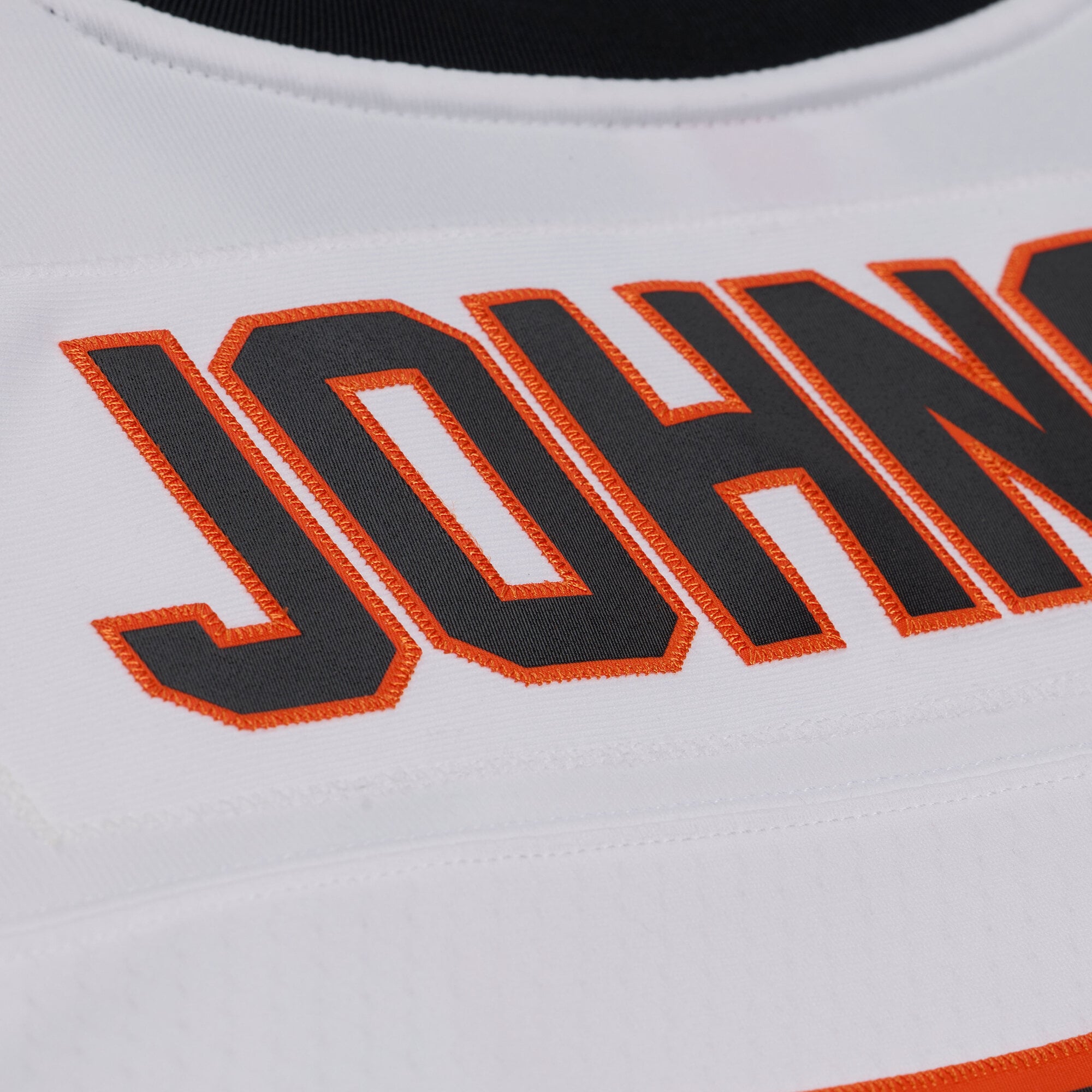 Men's Mitchell & Ness Chad Johnson White Cincinnati Bengals 2001 Legacy Replica Player Jersey