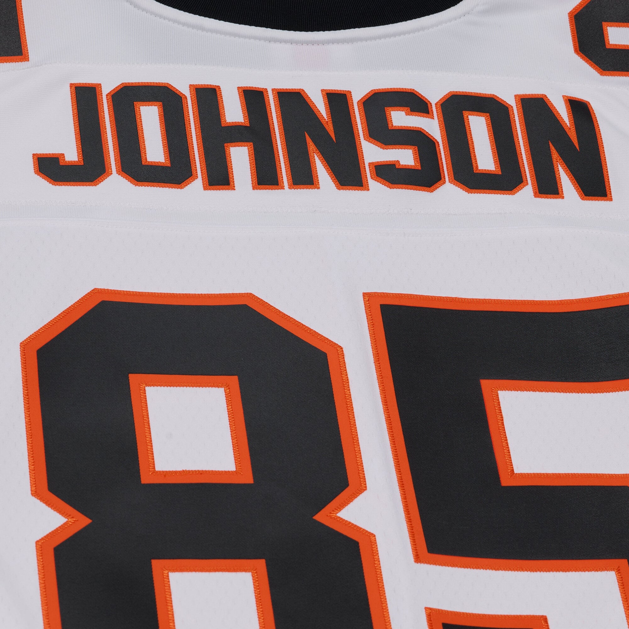 Men's Mitchell & Ness Chad Johnson White Cincinnati Bengals 2001 Legacy Replica Player Jersey