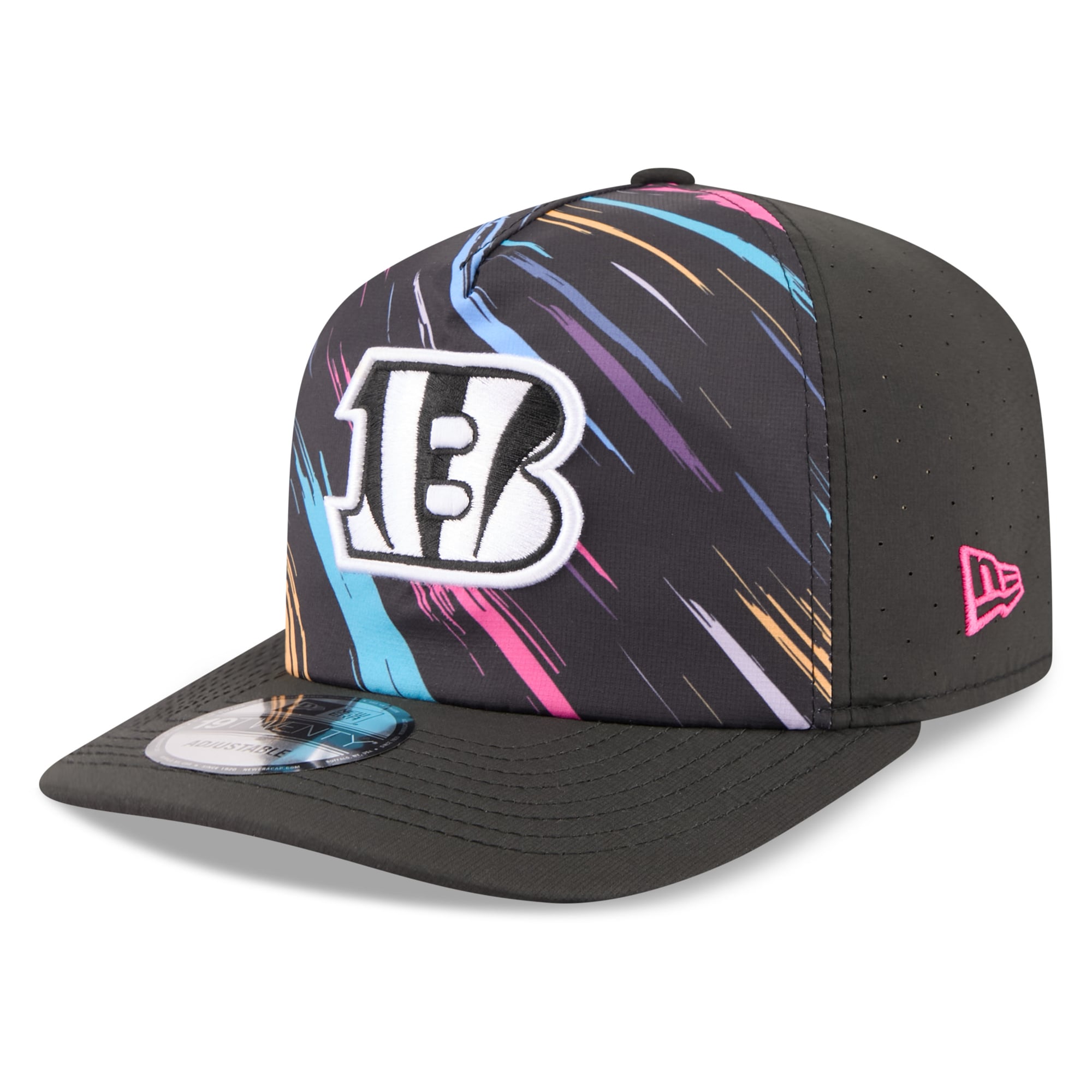 Men's New Era Black Cincinnati Bengals 2026 NFL Crucial Catch 19TWENTY Adjustable Hat