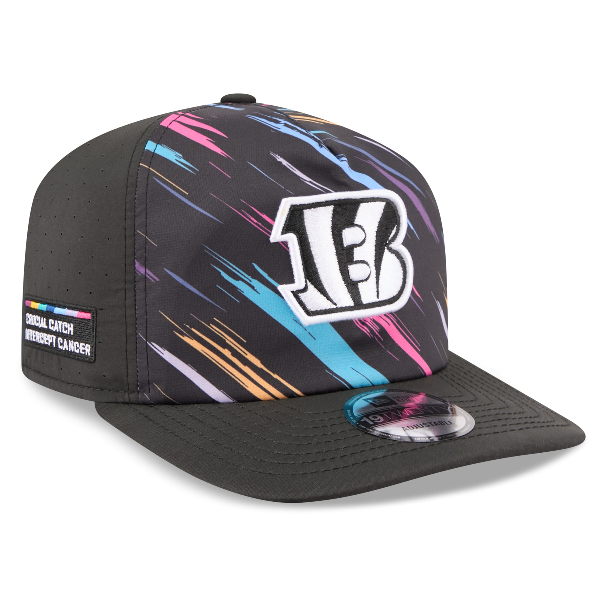 Men's New Era Black Cincinnati Bengals 2026 NFL Crucial Catch 19TWENTY Adjustable Hat