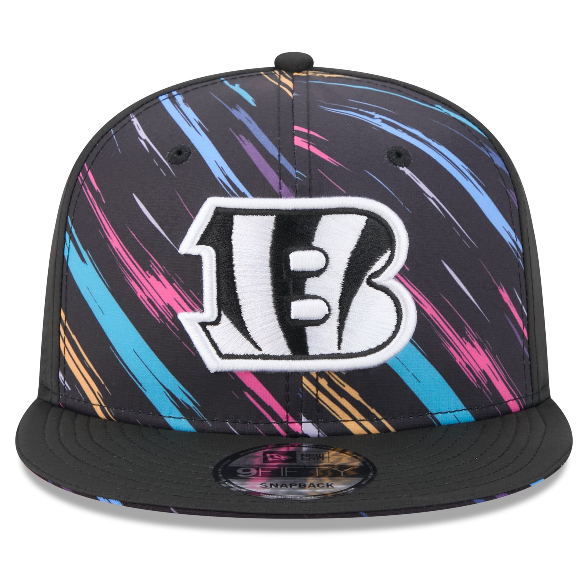 Men's New Era Black Cincinnati Bengals 2026 NFL Crucial Catch 9FIFTY Snapback Hat