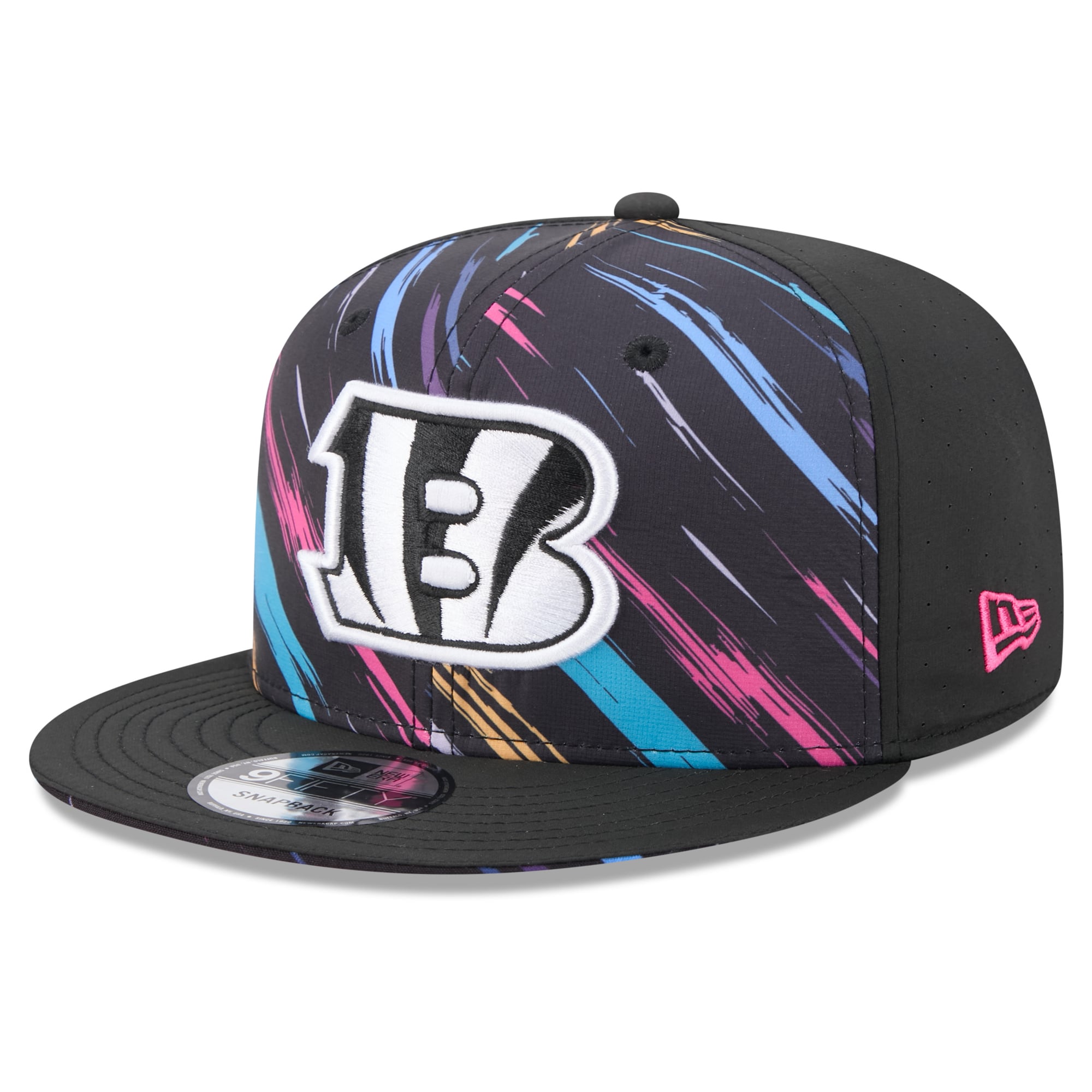 Men's New Era Black Cincinnati Bengals 2026 NFL Crucial Catch 9FIFTY Snapback Hat