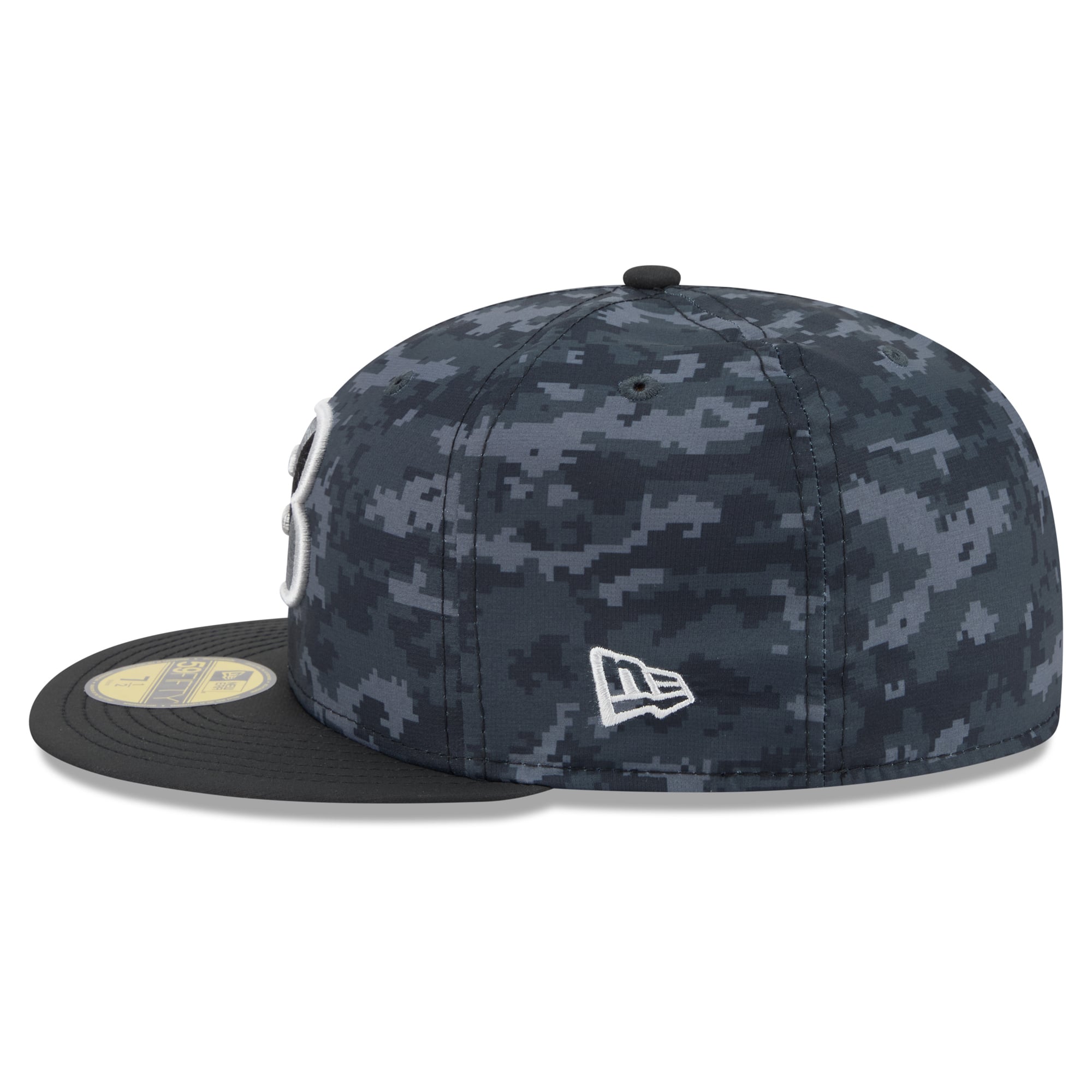 Casquette ajustée New Era noire pour homme Cincinnati Bengals 2026 Salute To Service 59FIFTY