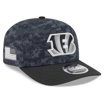 Cincinnati Bengals New Era 2026 Salute To Service 9SEVENTY Adjustable Hat - Black
