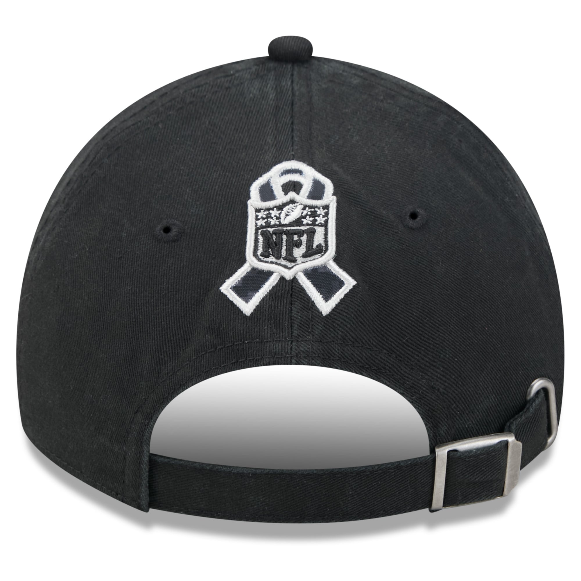 Casquette New Era noire pour homme, modèle Cincinnati Bengals 2026 Salute To Service, style classique décontracté et ajustable