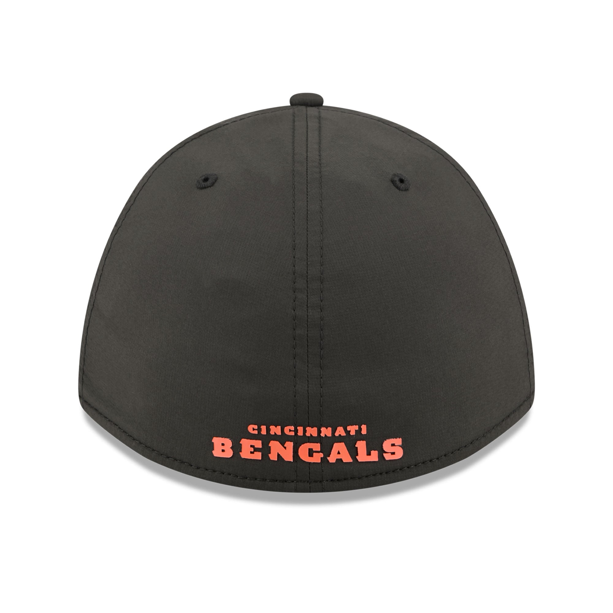 Casquette New Era noire pour homme, modèle 39THIRTY M-Crown Flex, Cincinnati Bengals