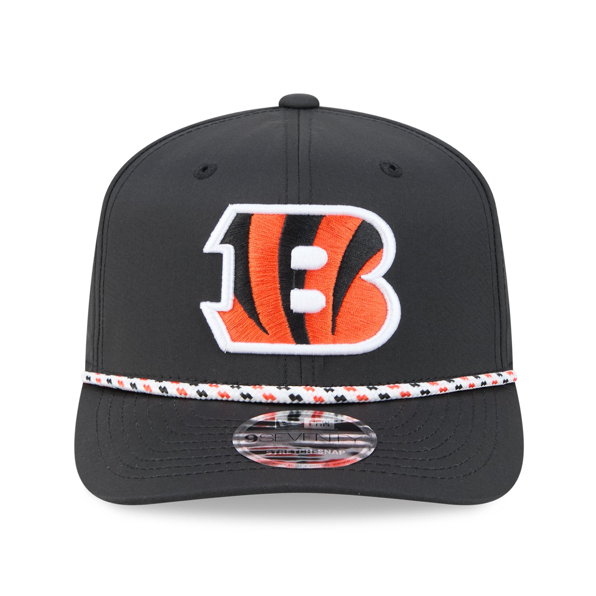 Casquette ajustable New Era noire Cincinnati Bengals 9SEVENTY pour homme