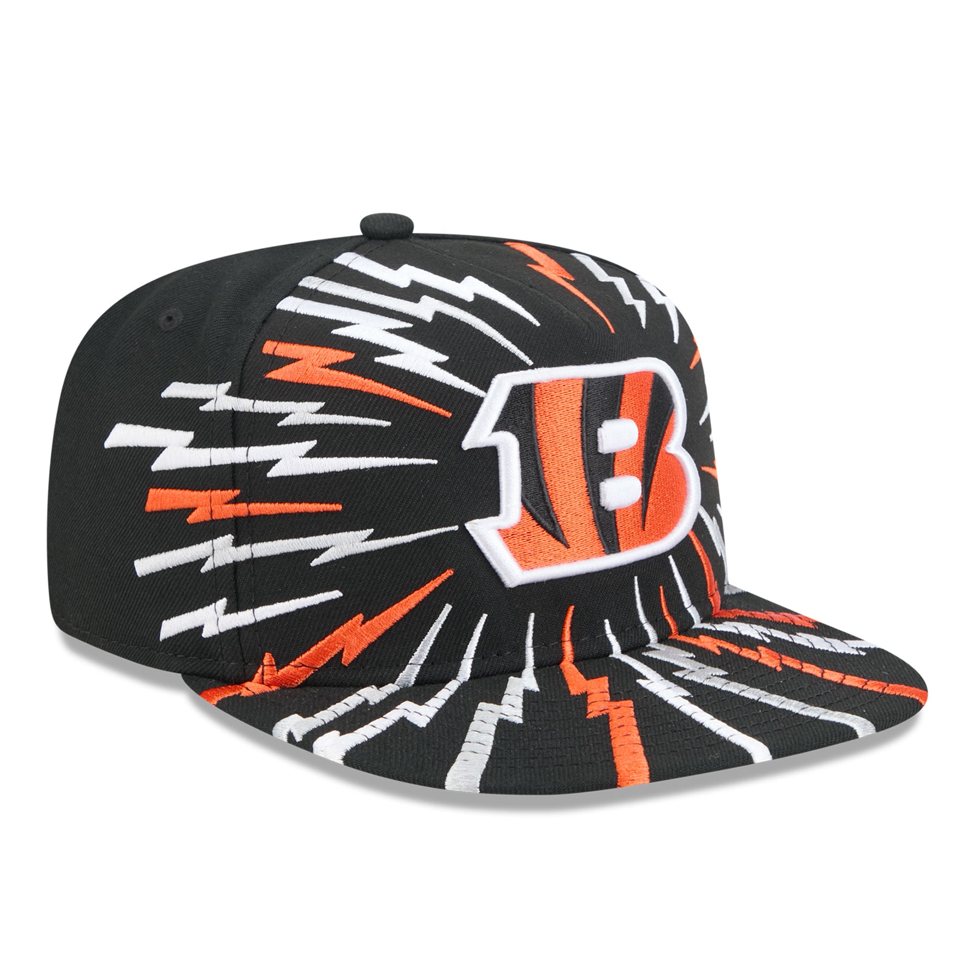 Casquette snapback New Era 9FIFTY Bolt A-Frame noire pour homme