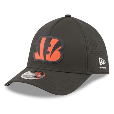  Cincinnati Bengals New Era Tonal 39THIRTY A-Frame Flex Hat - Black