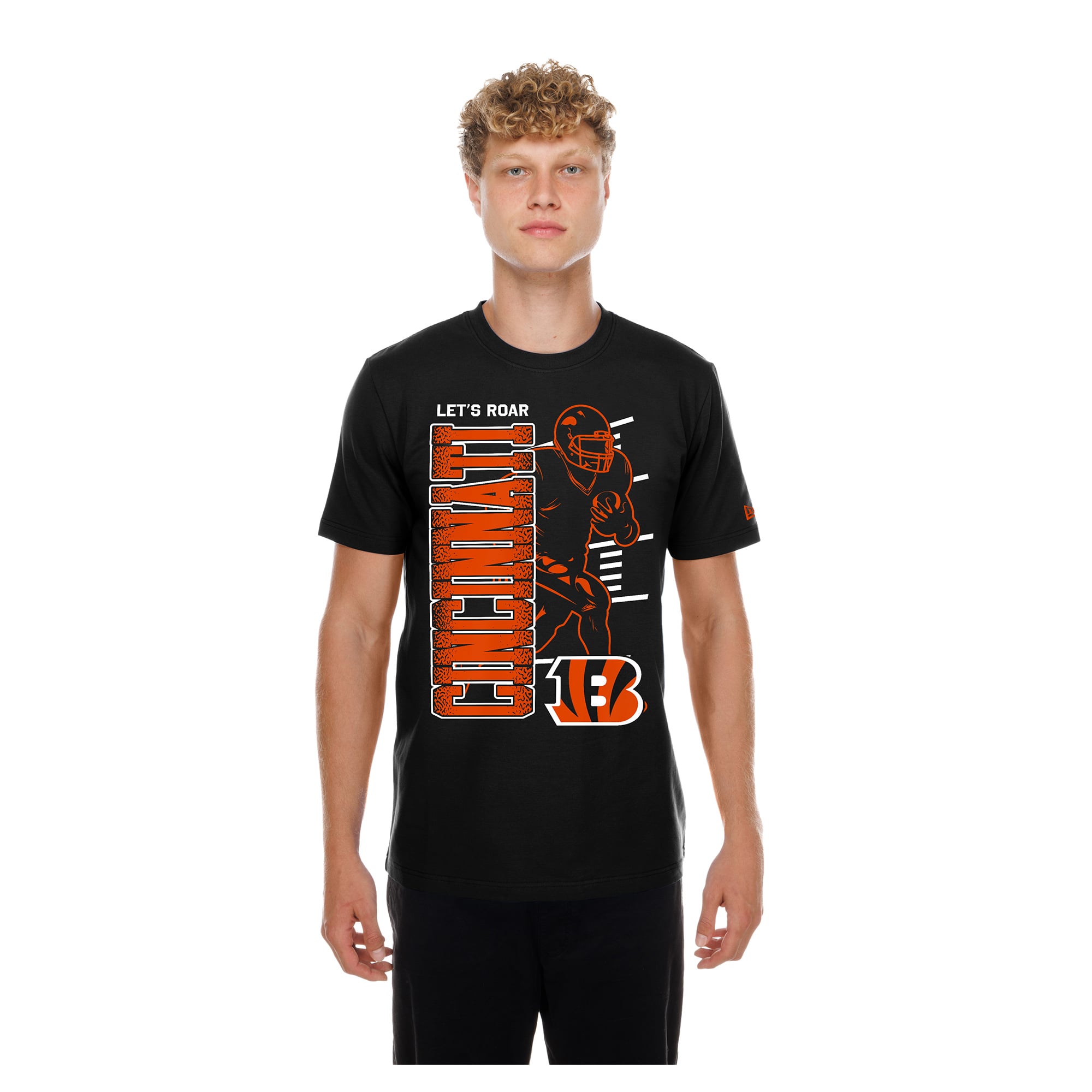 T-shirt noir New Era pour homme, camp d'entraînement des Bengals de Cincinnati