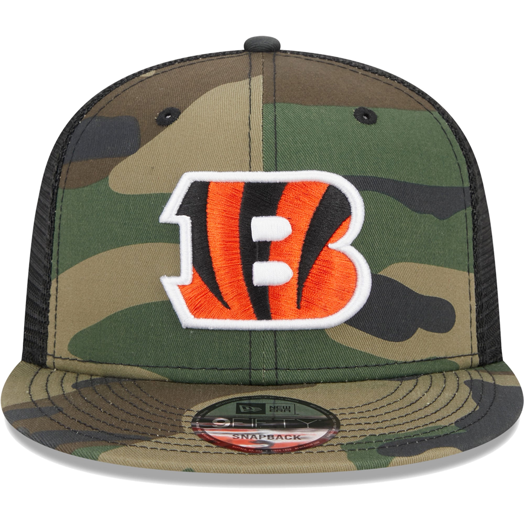 Casquette New Era Camo Cincinnati Bengals Main Trucker 9FIFTY Snapback pour homme