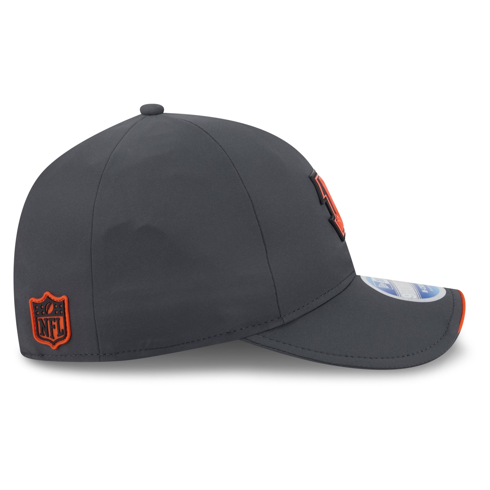 Casquette ajustable New Era 9FORTY M-Crown pour homme, couleur anthracite, Cincinnati Bengals 2026, idéale pour les temps froids.