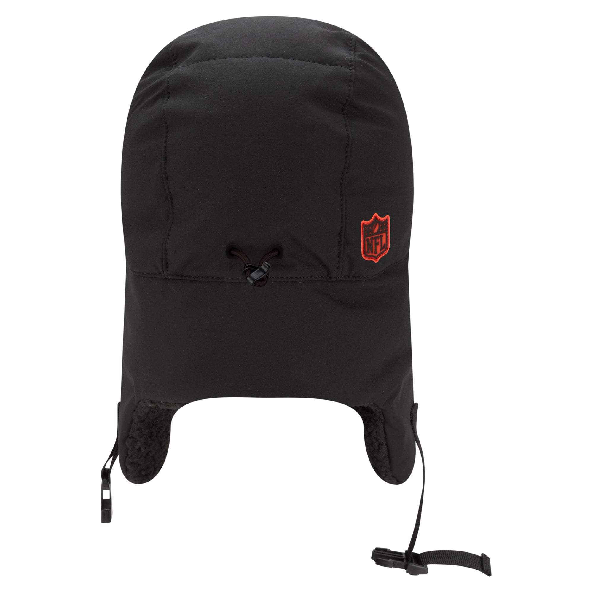 Casquette trappeur New Era anthracite pour homme, modèle 2026 des Bengals de Cincinnati, idéale pour les temps froids.