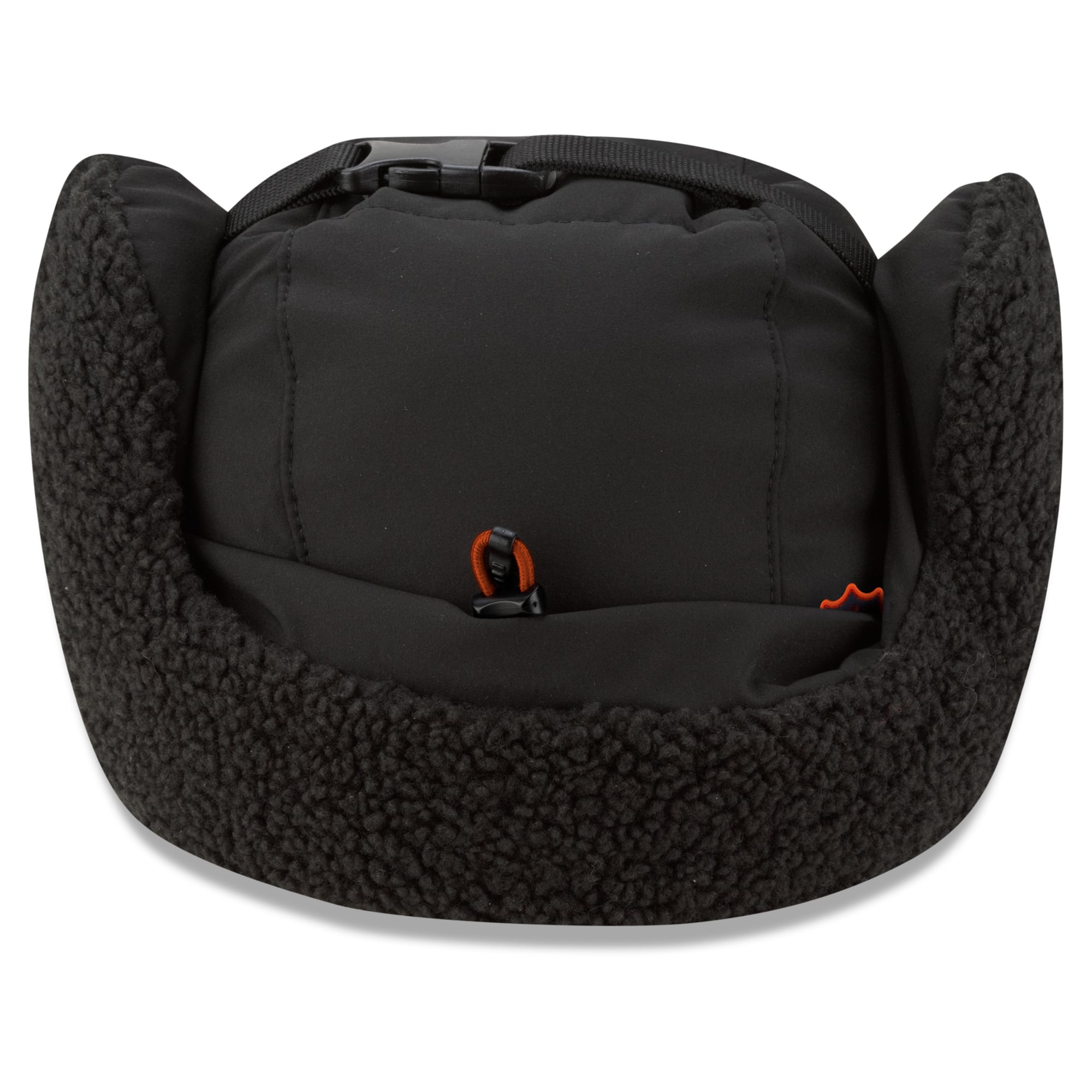 Casquette trappeur New Era anthracite pour homme, modèle 2026 des Bengals de Cincinnati, idéale pour les temps froids.