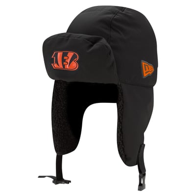 Cincinnati Bengals New Era 2026 Sideline Cold Weather  Trapper Hat - Charcoal
