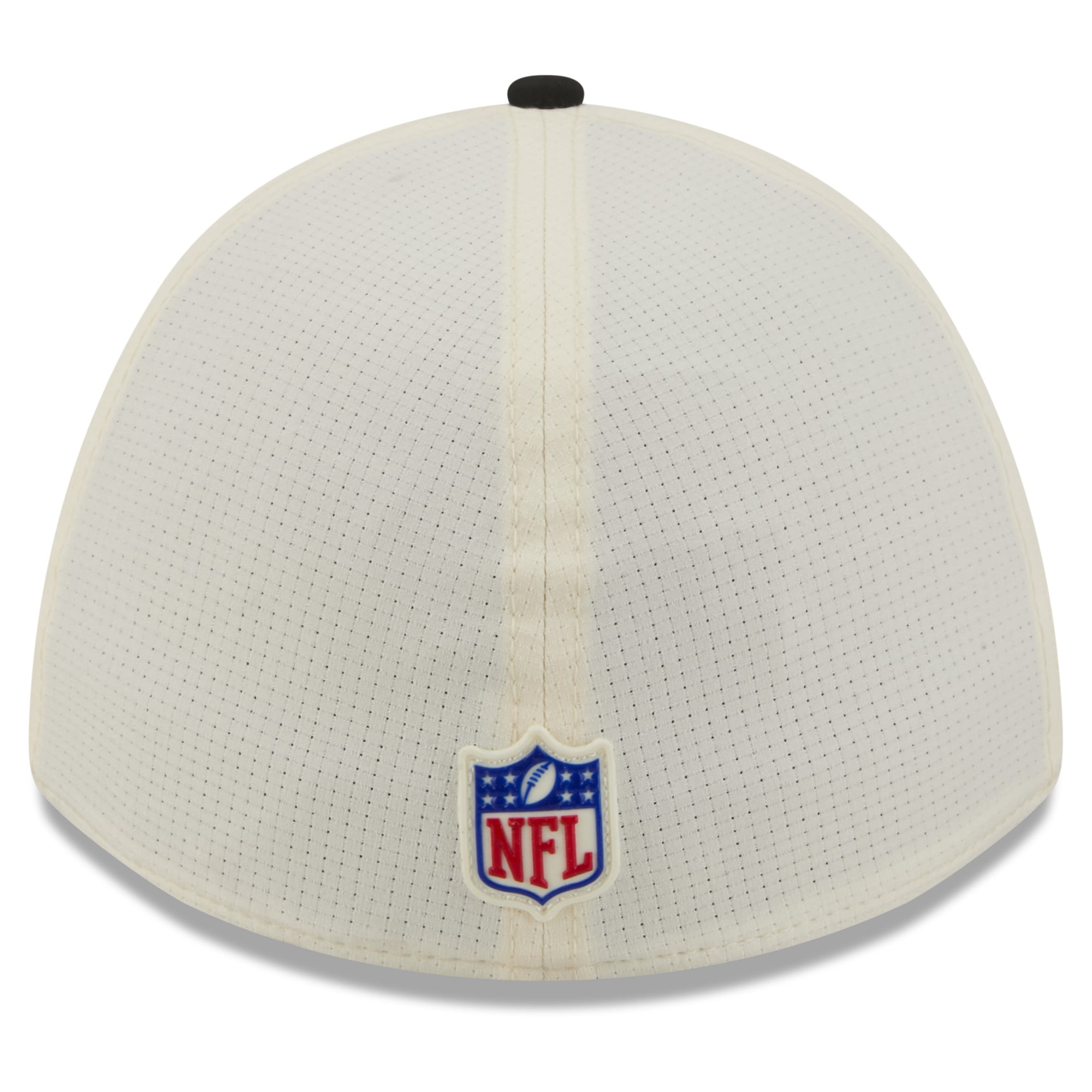 Casquette New Era Flex crème/noire pour homme, Cincinnati Bengals, camp d'entraînement NFL 2026, modèle 39THIRTY