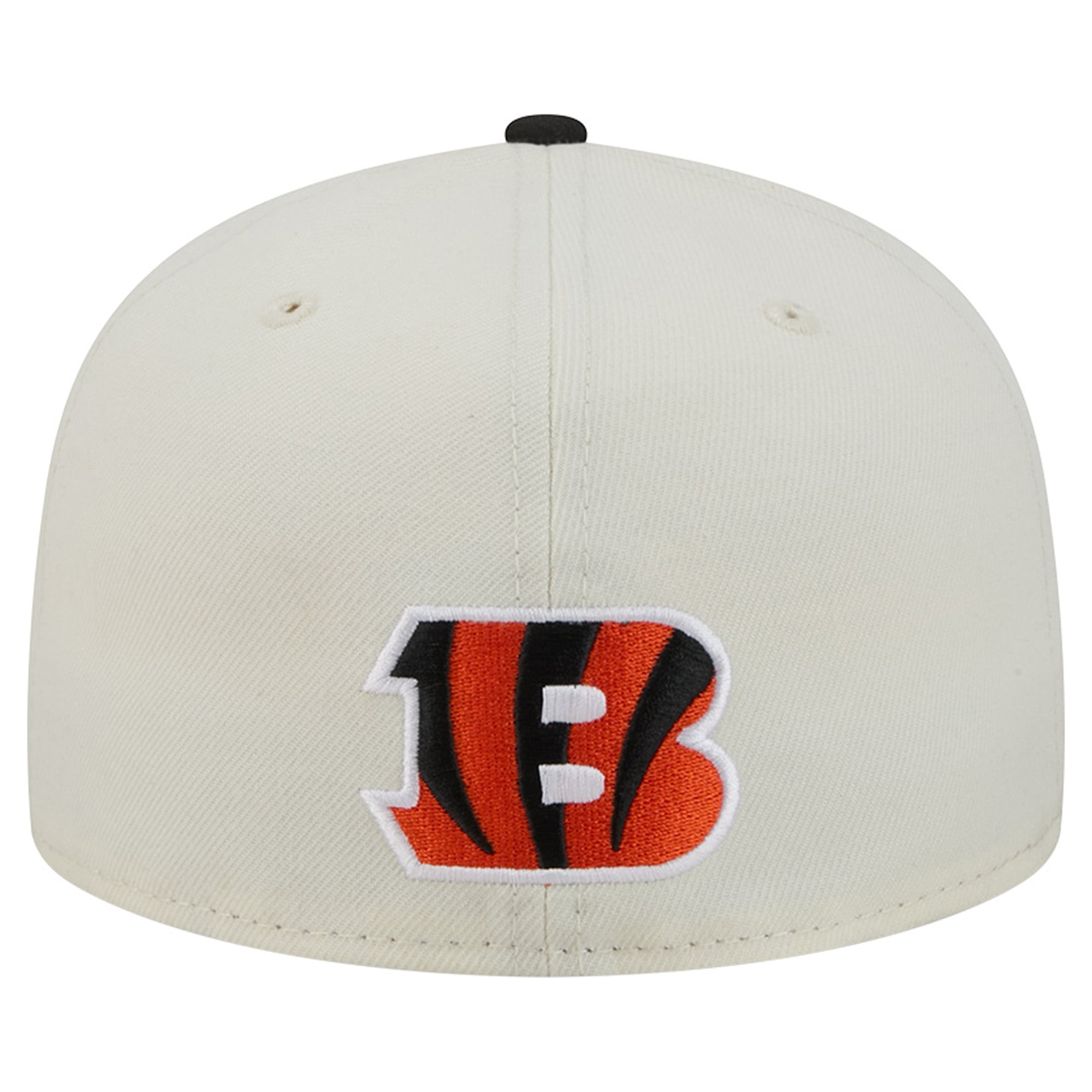 Men's New Era Cream/Black Cincinnati Bengals Deceptor 59FIFTY Fitted Hat