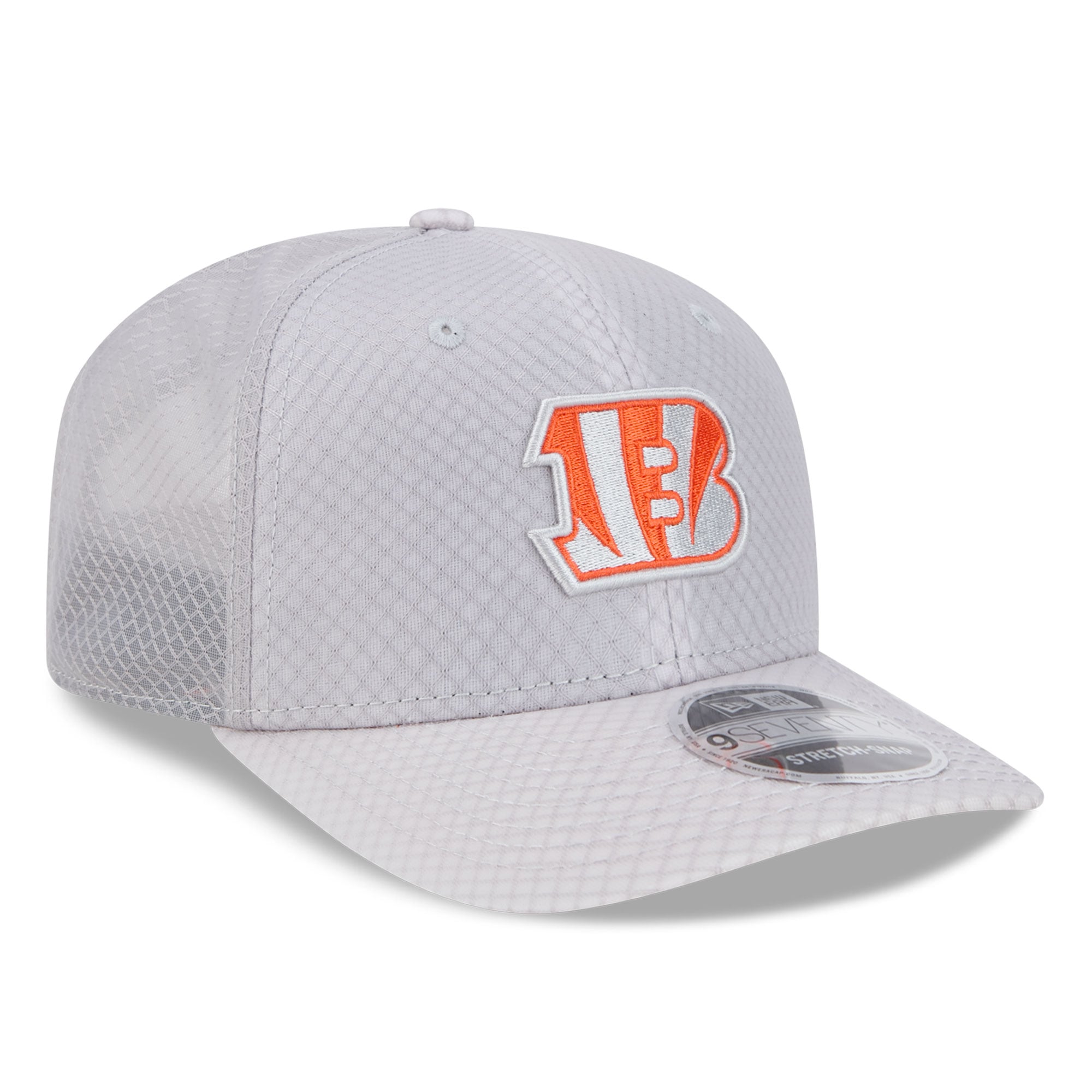 Casquette ajustable New Era grise Cincinnati Bengals 9SEVENTY pour homme