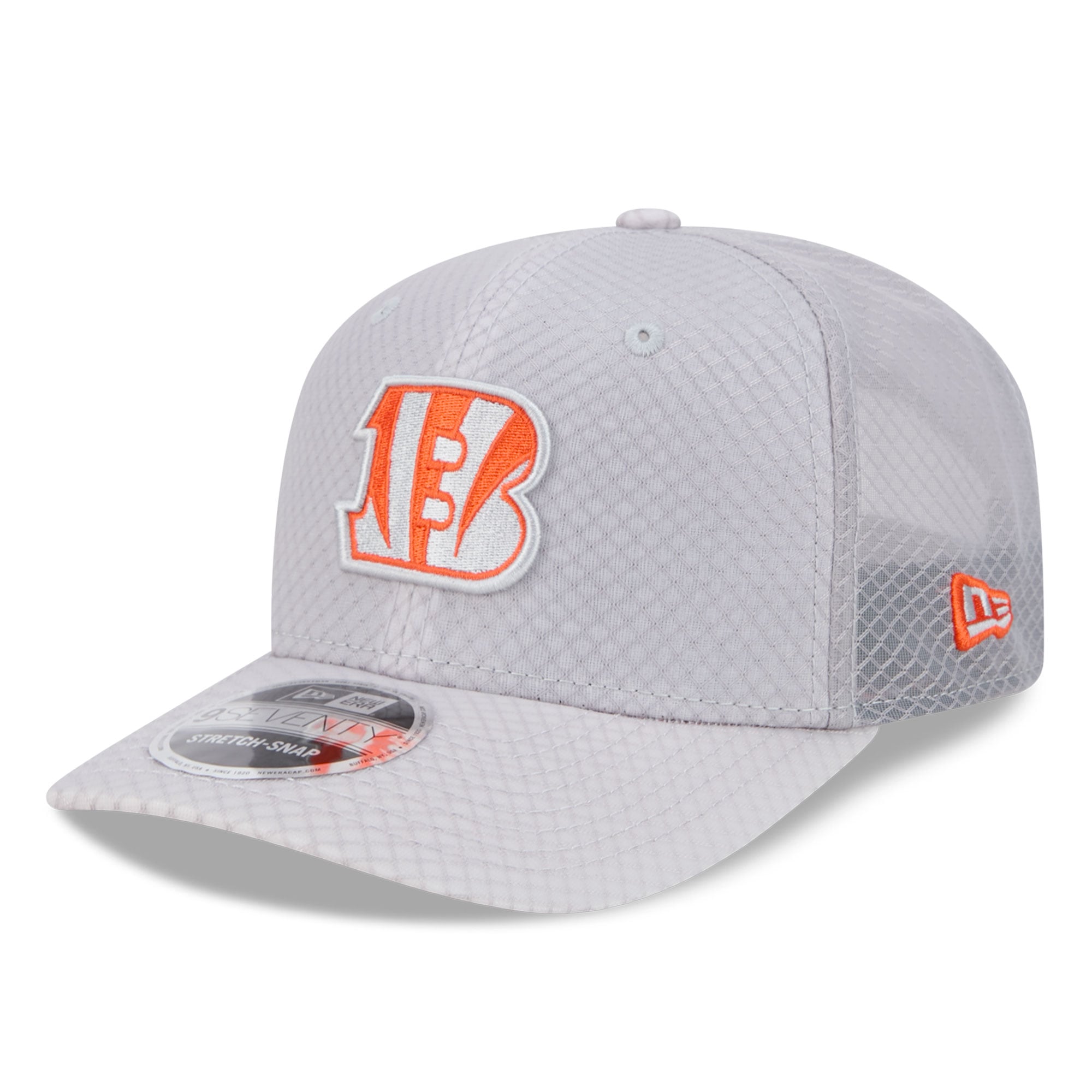 Casquette ajustable New Era grise Cincinnati Bengals 9SEVENTY pour homme