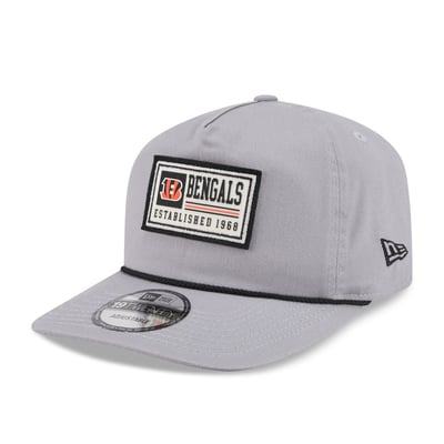 Cincinnati Bengals New Era Patch 19TWENTY Adjustable Hat - Gray