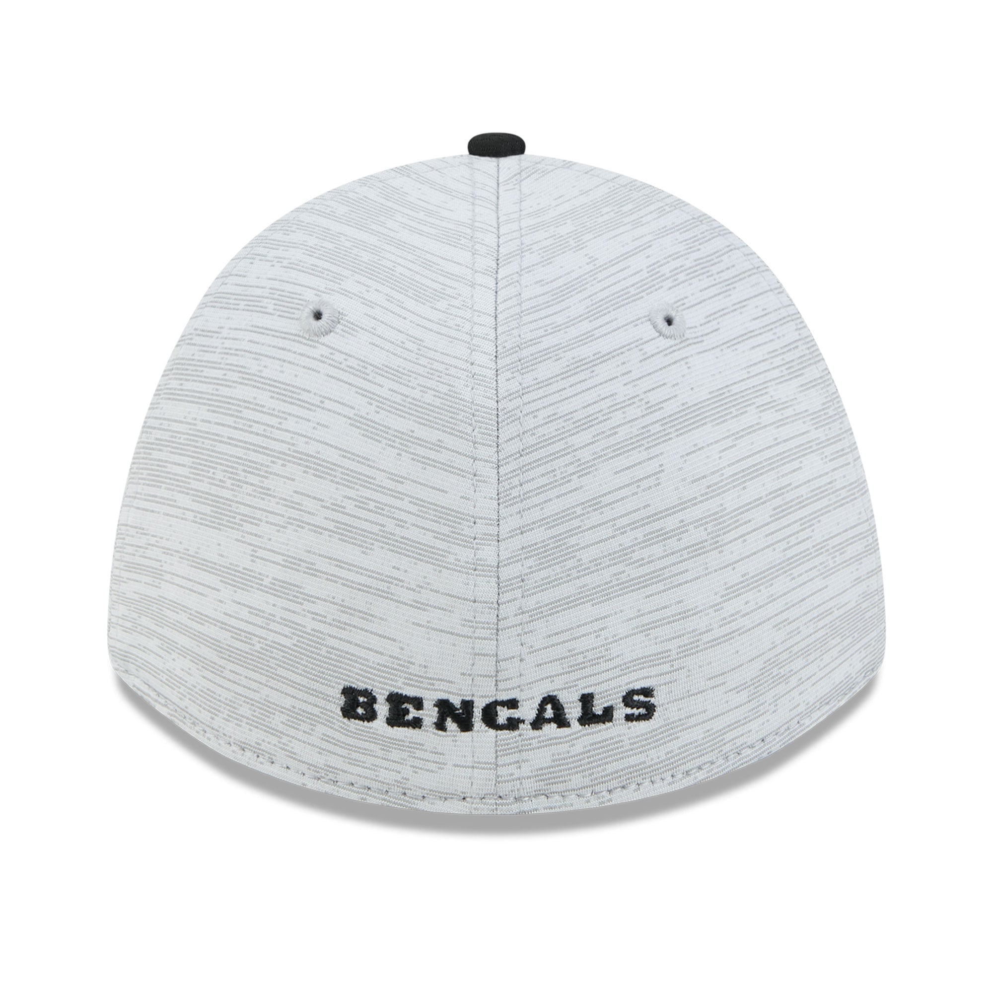 Casquette New Era Flex grise et noire Cincinnati Bengals Tech M-Crown A-Frame 39THIRTY pour homme