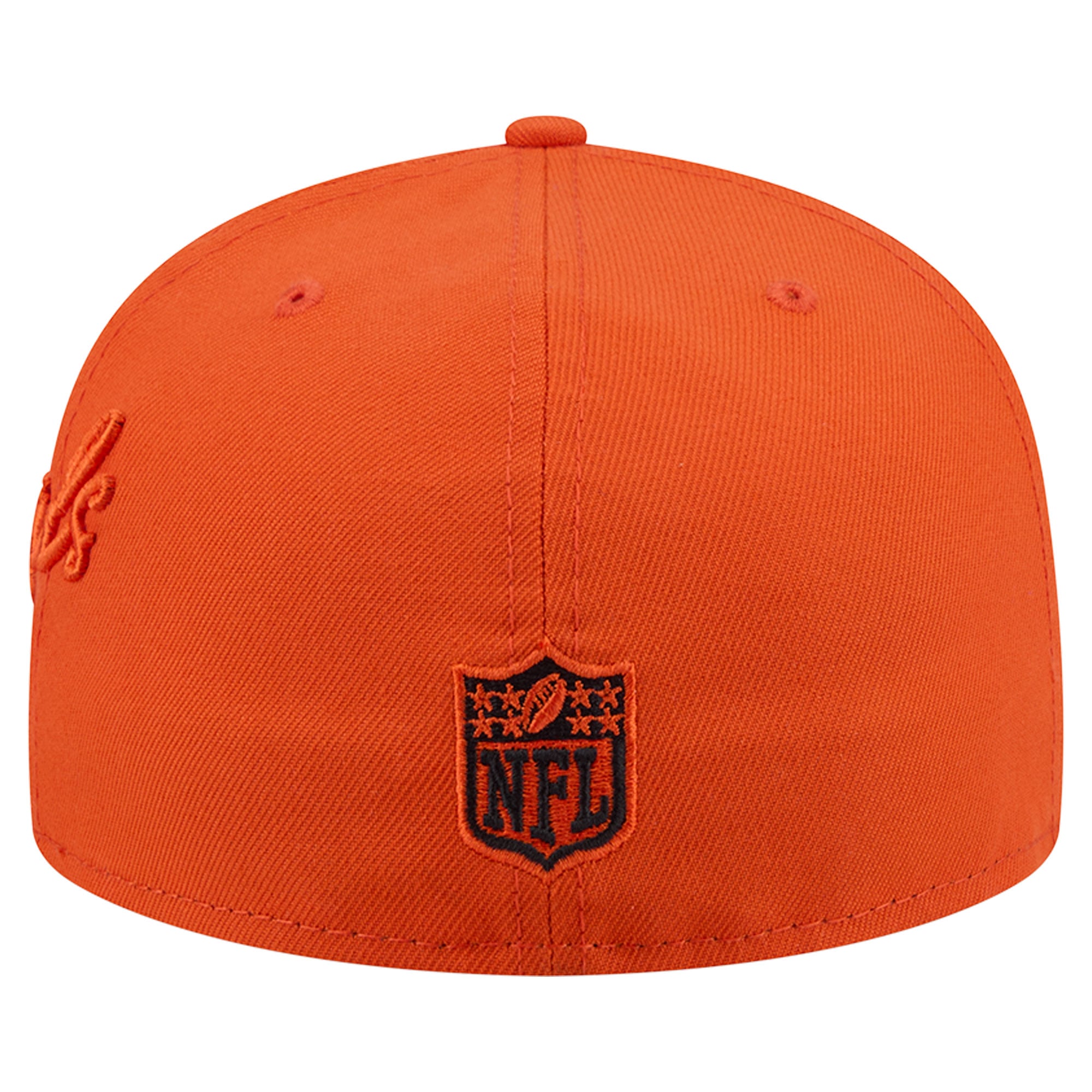 Men's New Era Orange Cincinnati Bengals Side Script 59FIFTY Fitted Hat
