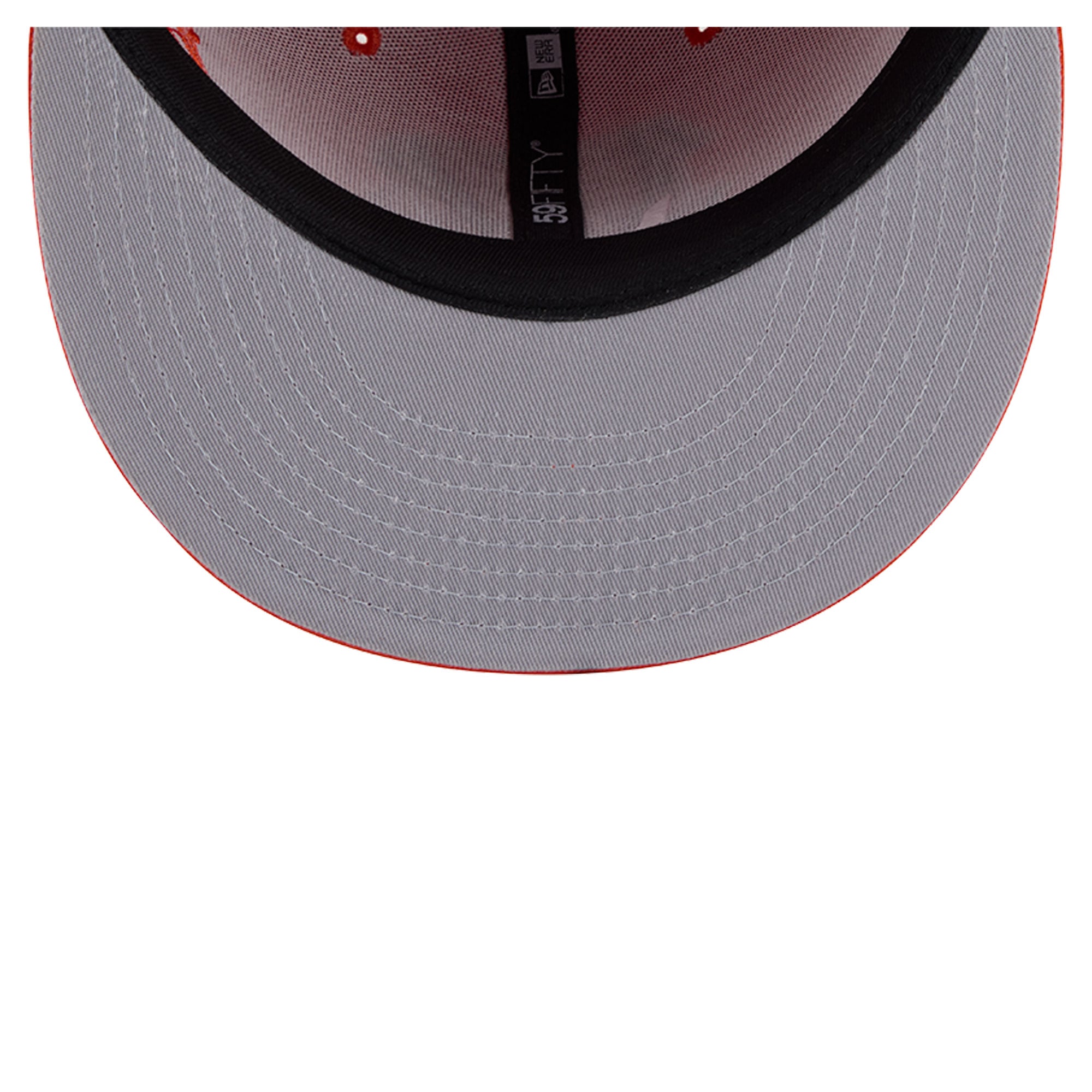 Men's New Era Orange Cincinnati Bengals Side Script 59FIFTY Fitted Hat