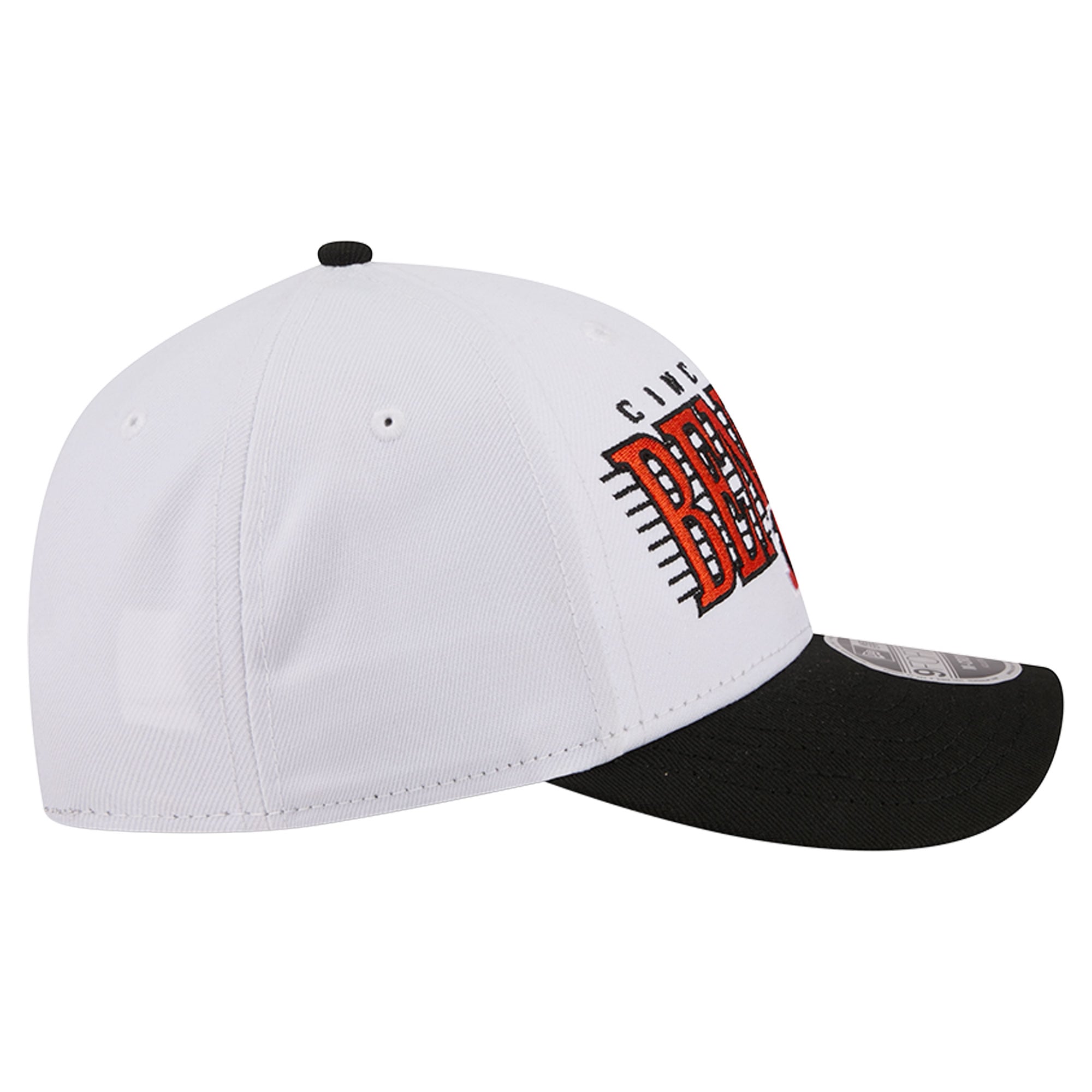 Casquette ajustable New Era blanche et noire Cincinnati Bengals Loyal 9FORTY M-Crown pour homme