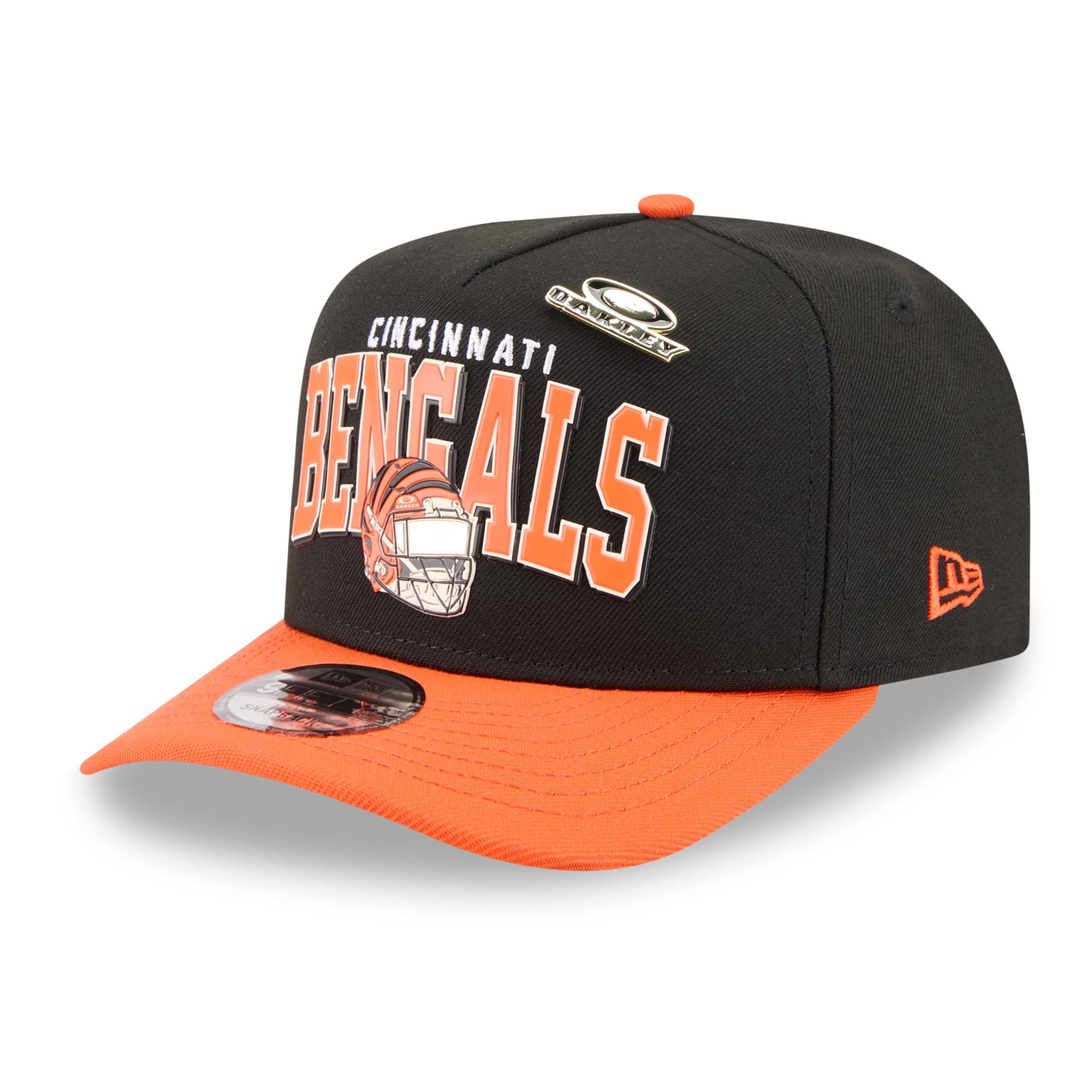 Casquette snapback New Era x Oakley noire Cincinnati Bengals 9FIFTY pour homme
