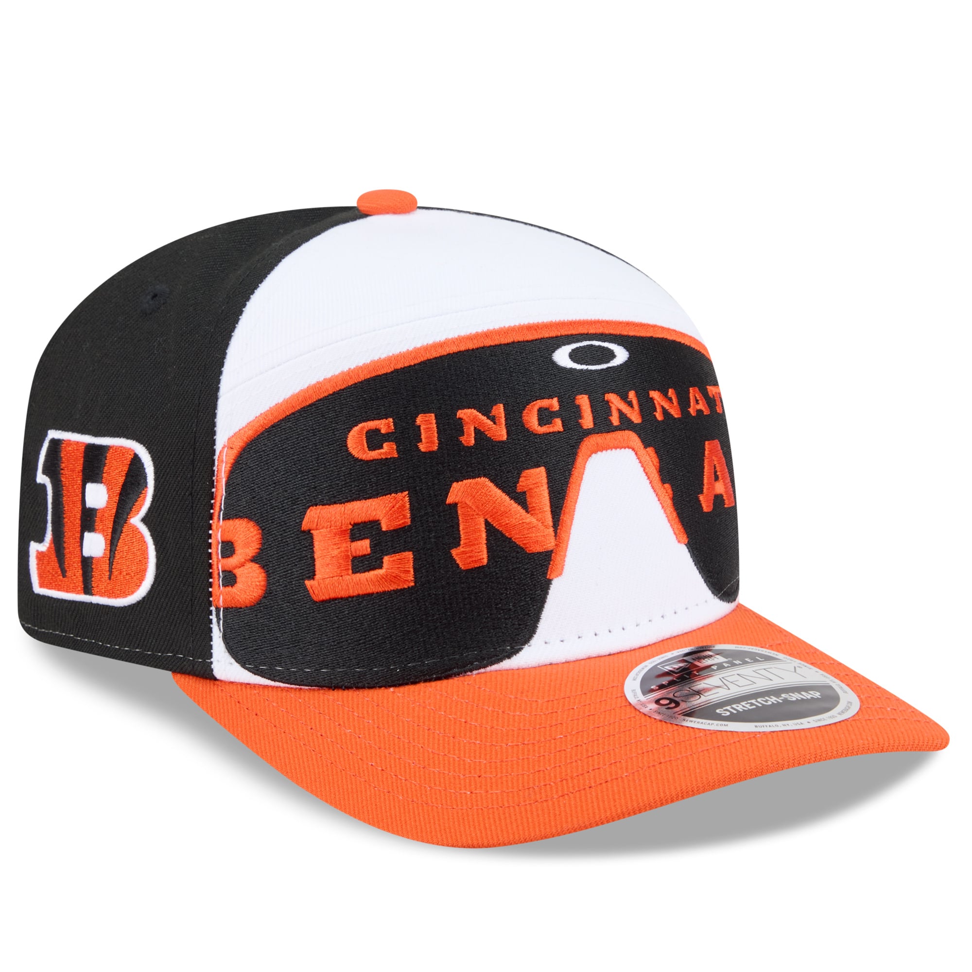 Men's New Era x Oakley Black Cincinnati Bengals 9SEVENTY Adjustable Hat