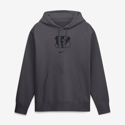  Cincinnati Bengals Nike Washed Club Fleece Pullover Sweatshirt - Anthracite