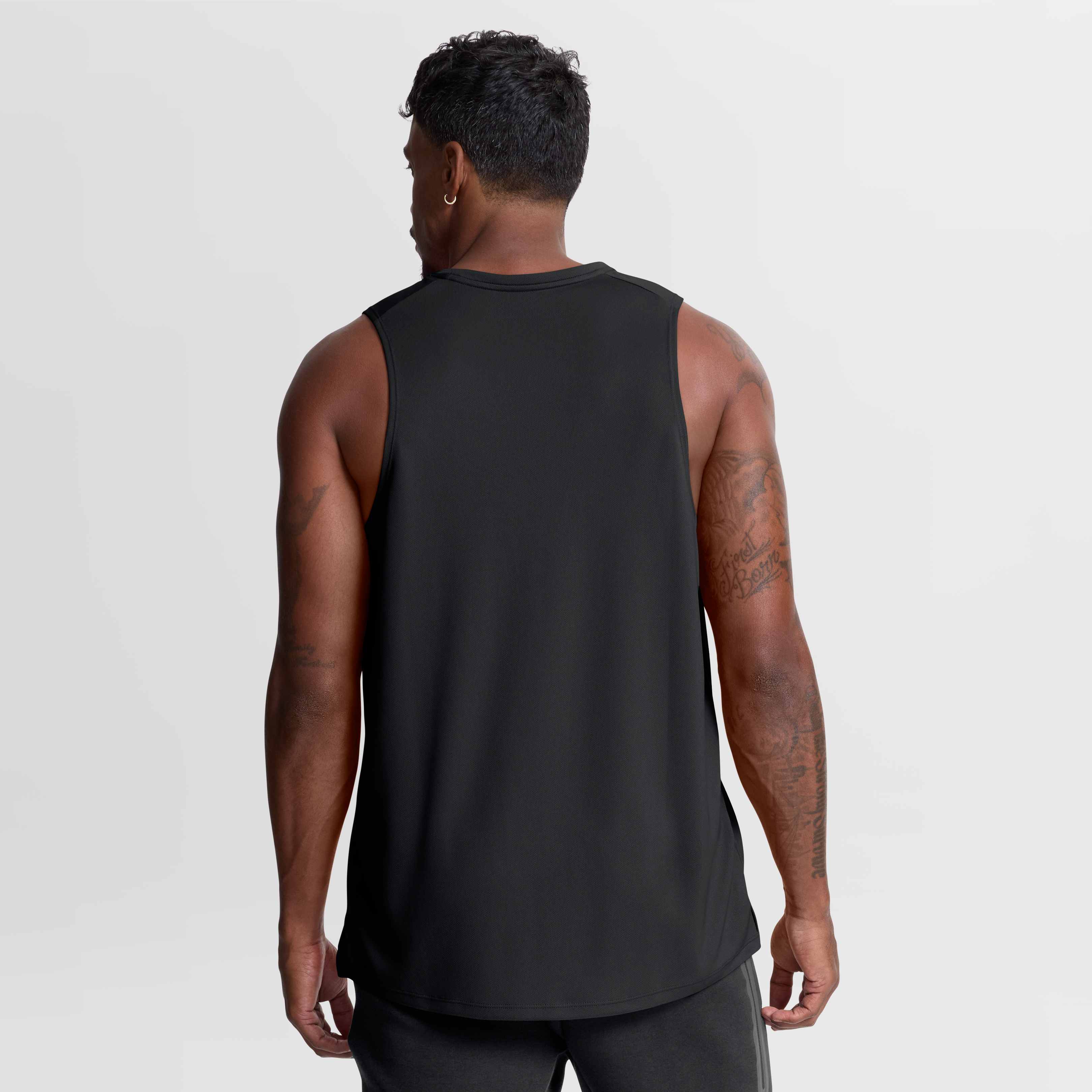 Men's Nike Black Cincinnati Bengals Kickoff Miler Dri-FIT Tank​ Top