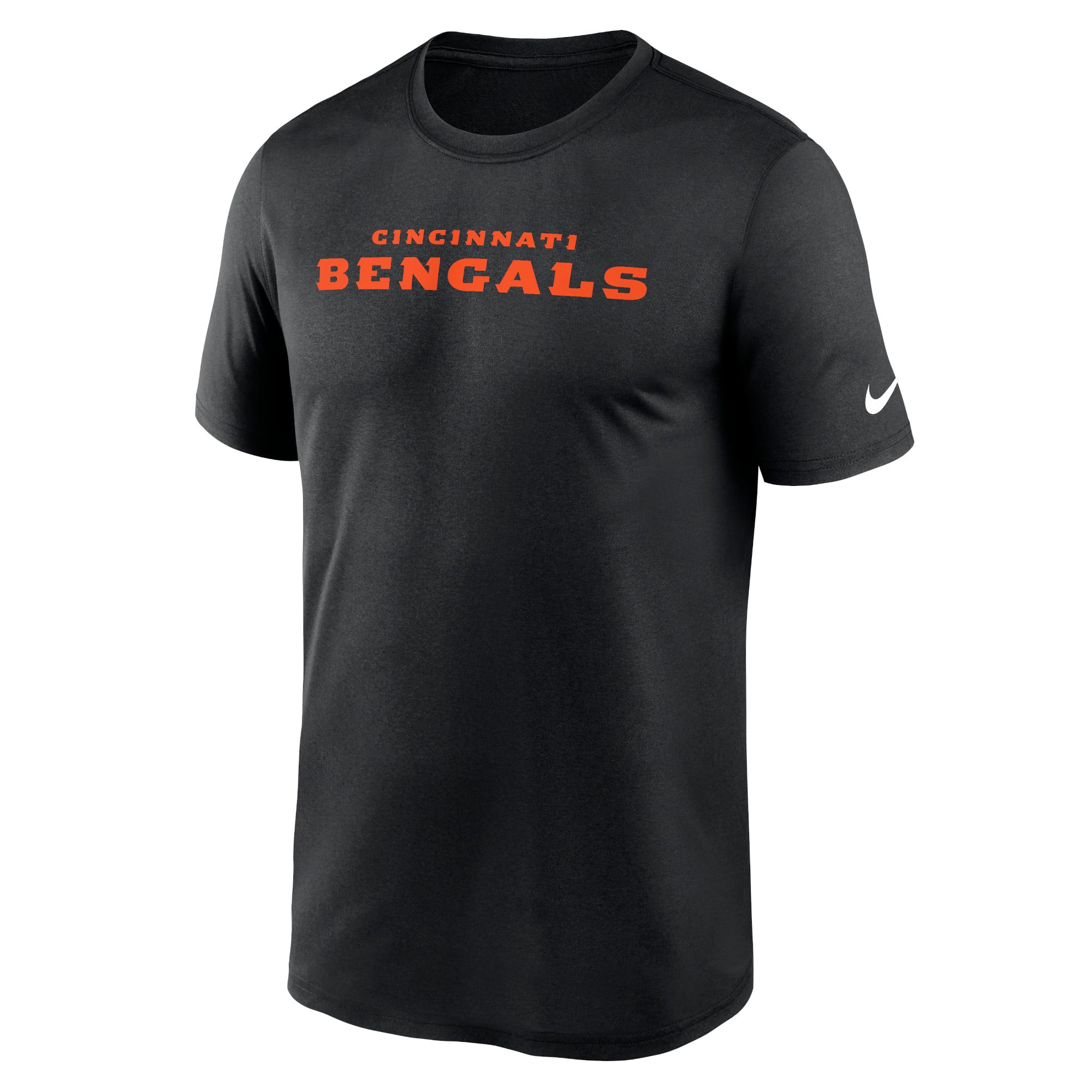 Men's Nike Black Cincinnati Bengals Primetime Legend Wordmark Dri-FIT T-Shirt