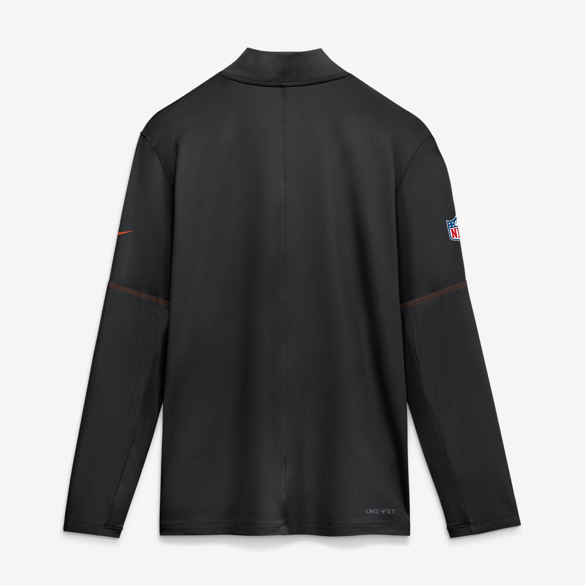 Men's Nike Black Cincinnati Bengals Sideline Logo Glory Midweight Dri-FIT Half-Zip Pullover