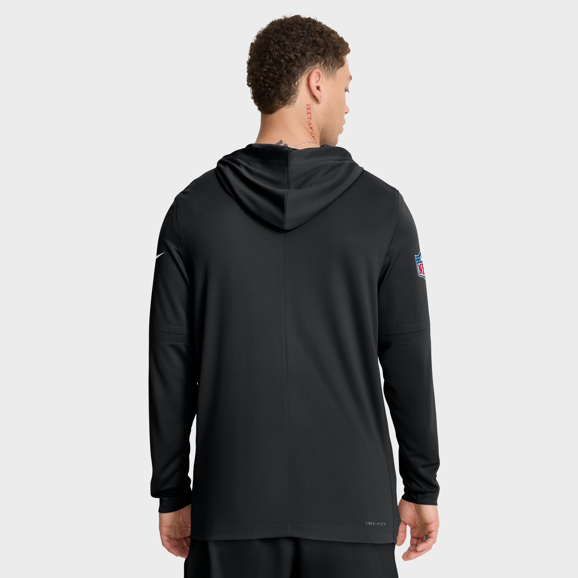 Men's Nike Cincinnati Bengals Sideline Pure Fury Dri-FIT Long Sleeve Hooded T-Shirt