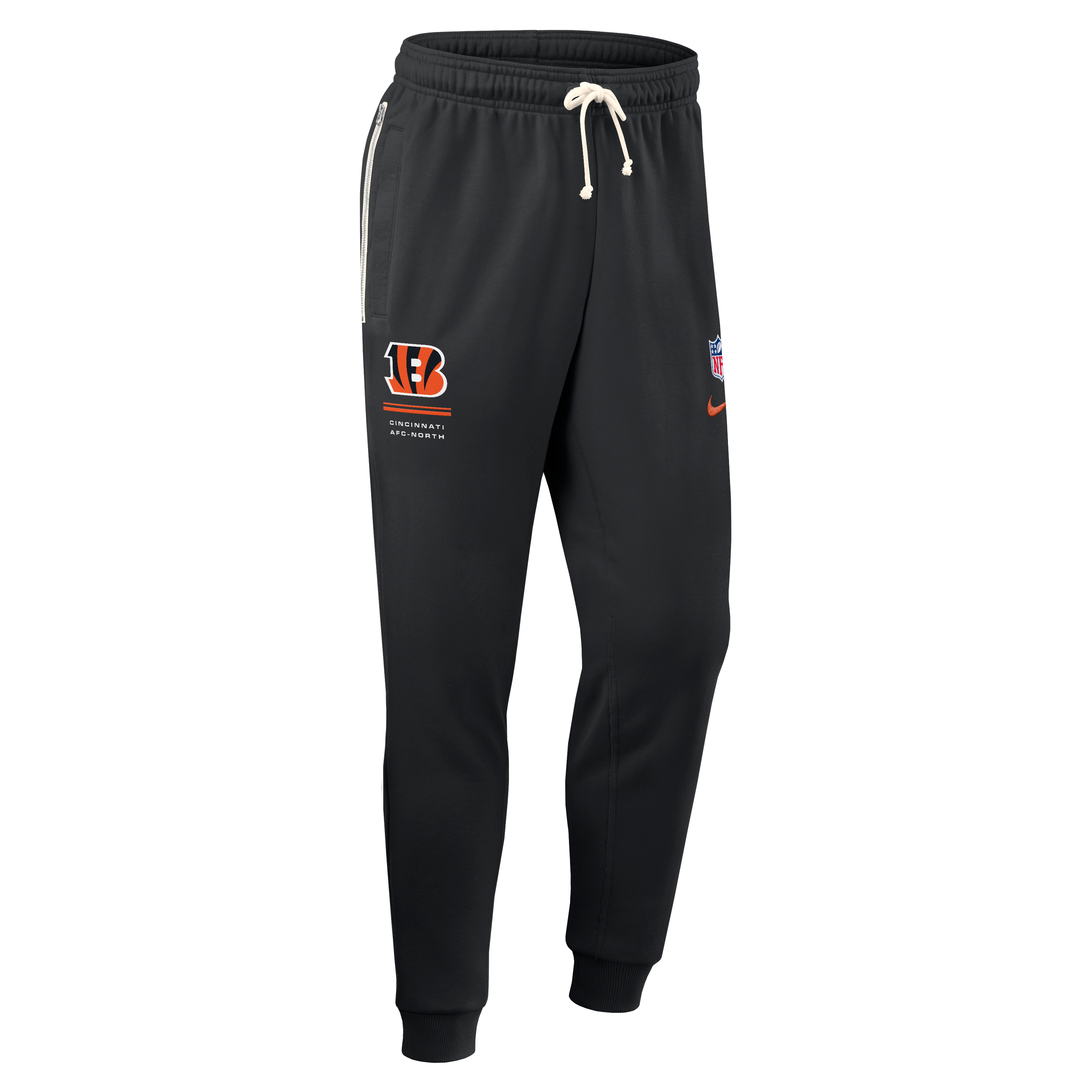 Men's Nike Black Cincinnati Bengals Sideline Standard Issue Touchback Kick Dri-FIT Taper Pants