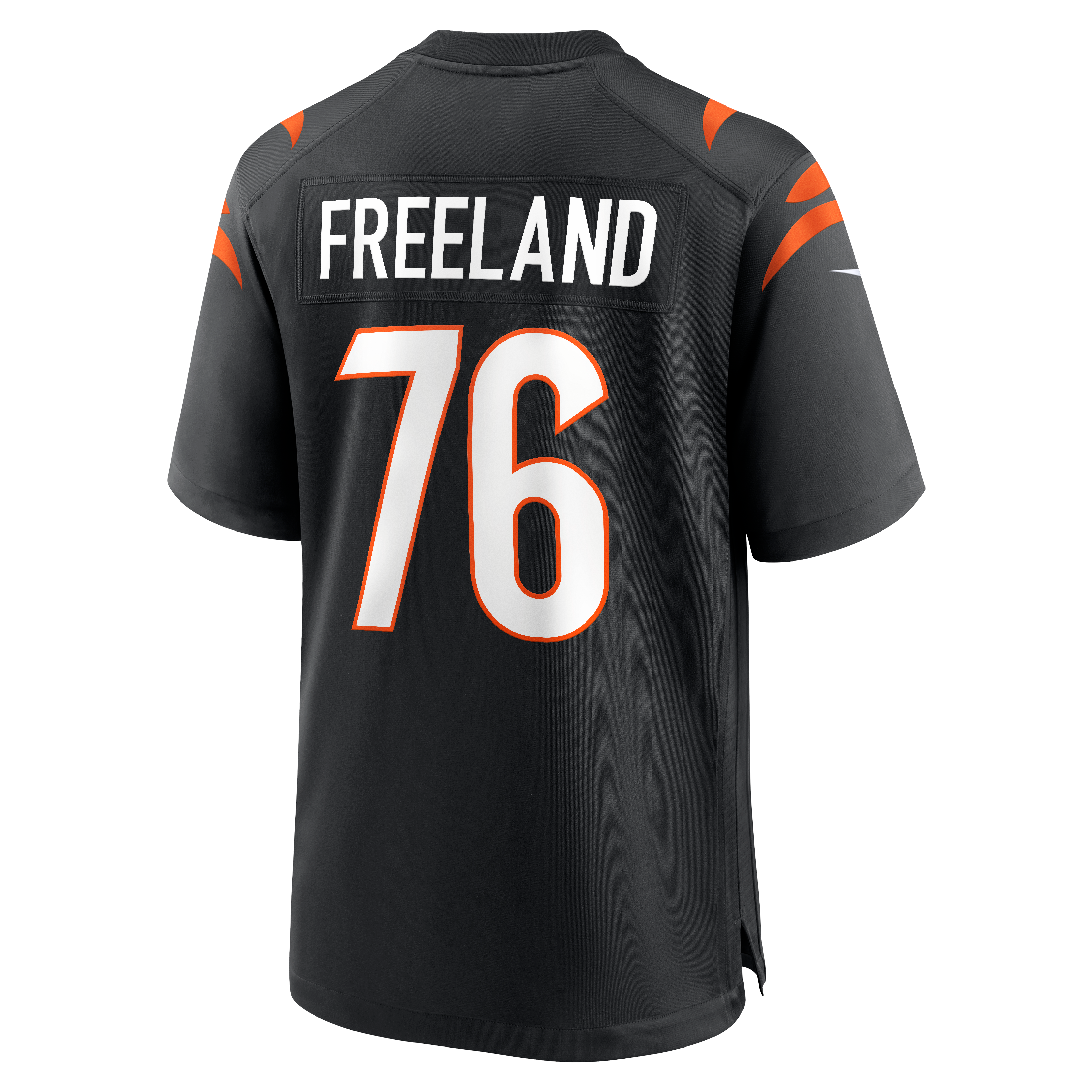 Maillot de match Nike Blake Freeland noir pour homme, équipe des Bengals Cincinnati