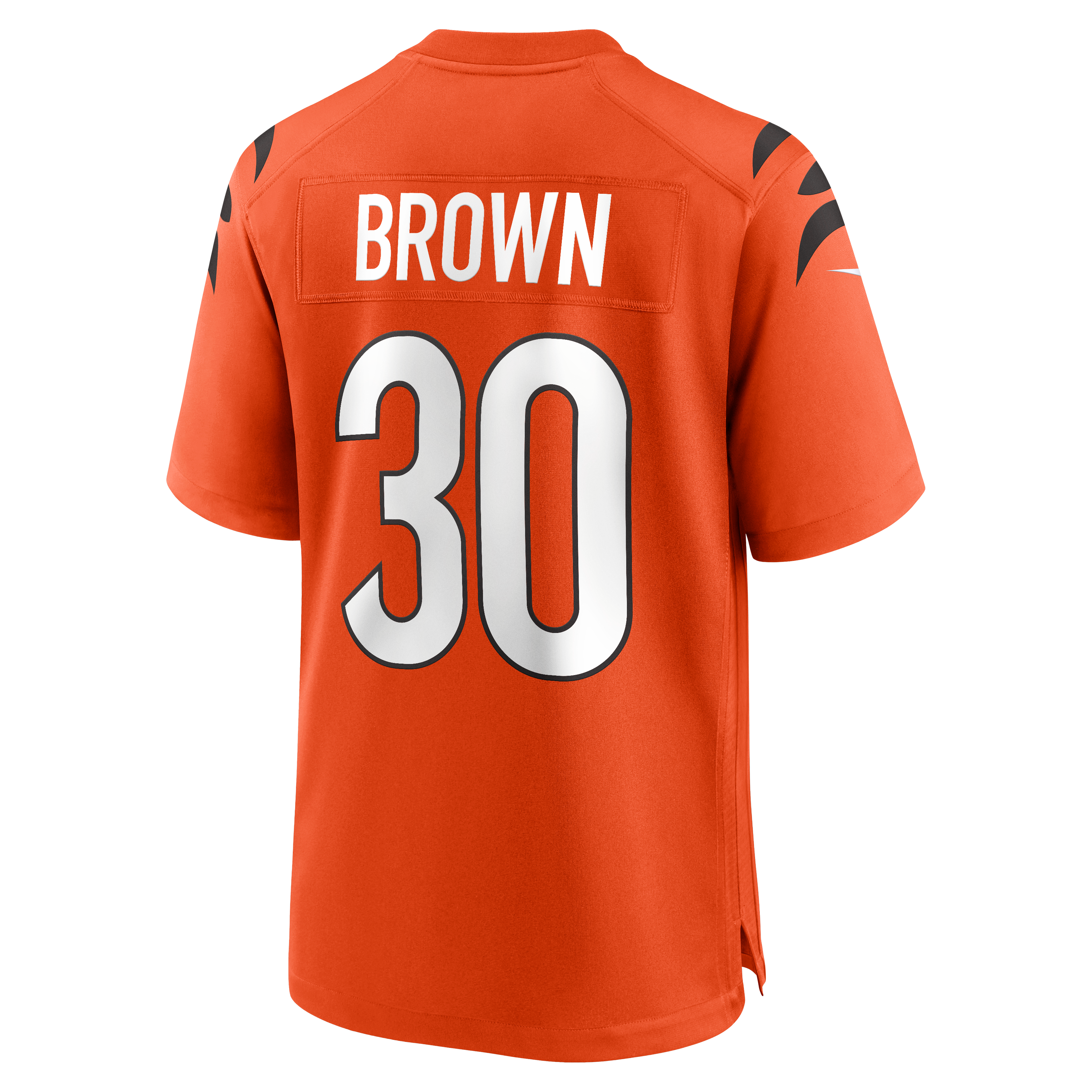 Maillot de match Nike Chase marron et blanc des Bengals Cincinnati pour homme