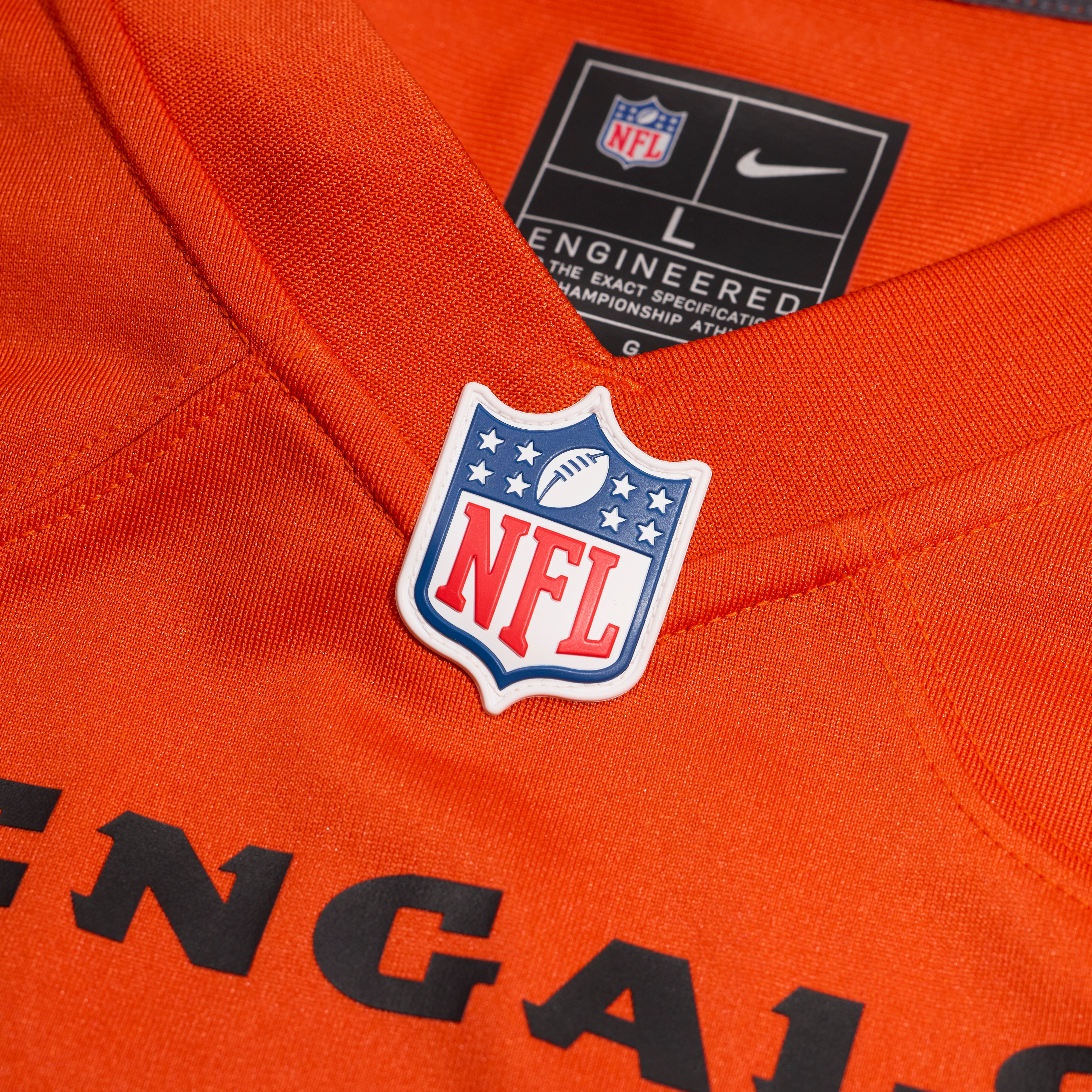 Maillot de match Nike Chase marron et blanc des Bengals Cincinnati pour homme