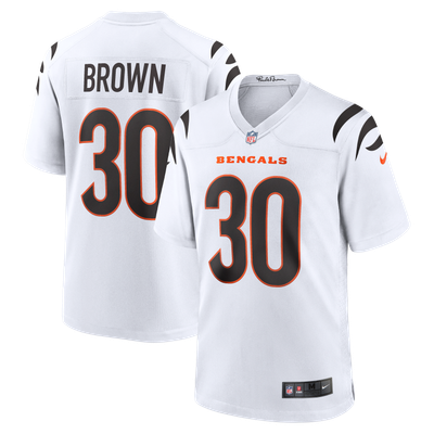 Chase Brown Cincinnati Bengals Nike Game Jersey - White