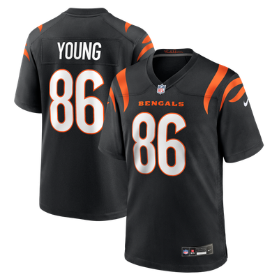 Colbie Young Cincinnati Bengals Nike Team Game Jersey - Black