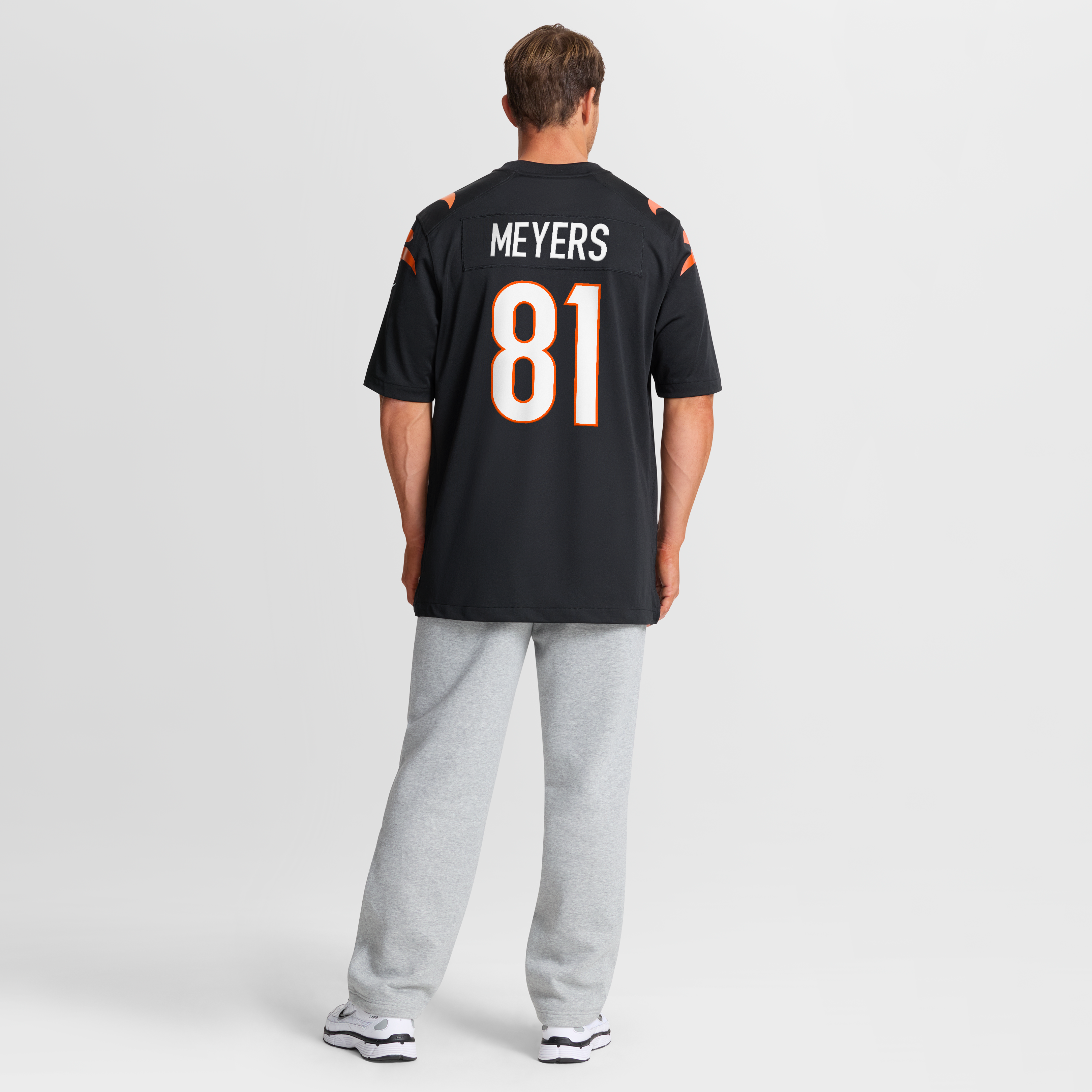 Maillot de match Nike Dohnte Meyers noir pour homme, équipe des Bengals Cincinnati