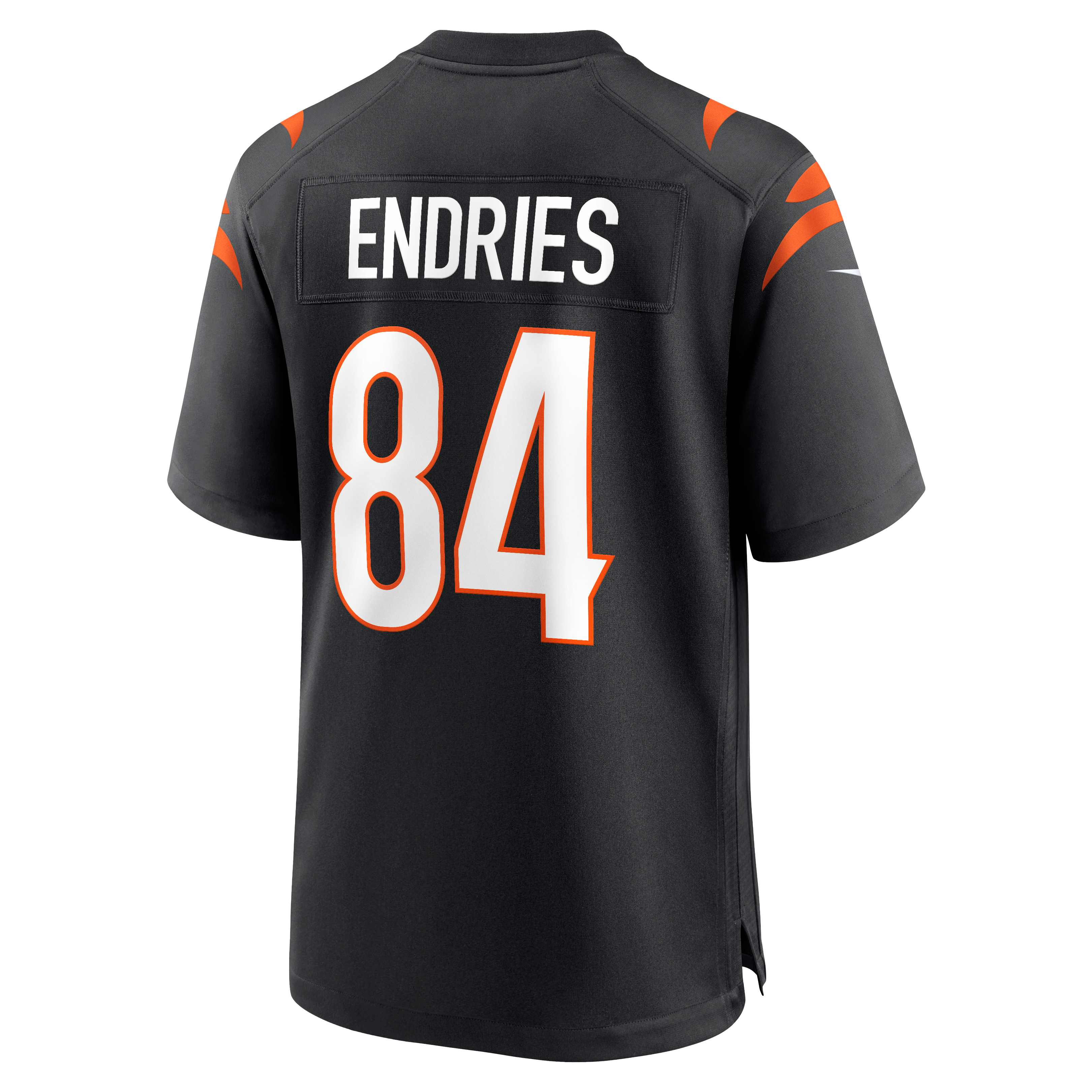 Maillot de match Nike Jack Endries noir pour homme, équipe des Bengals Cincinnati