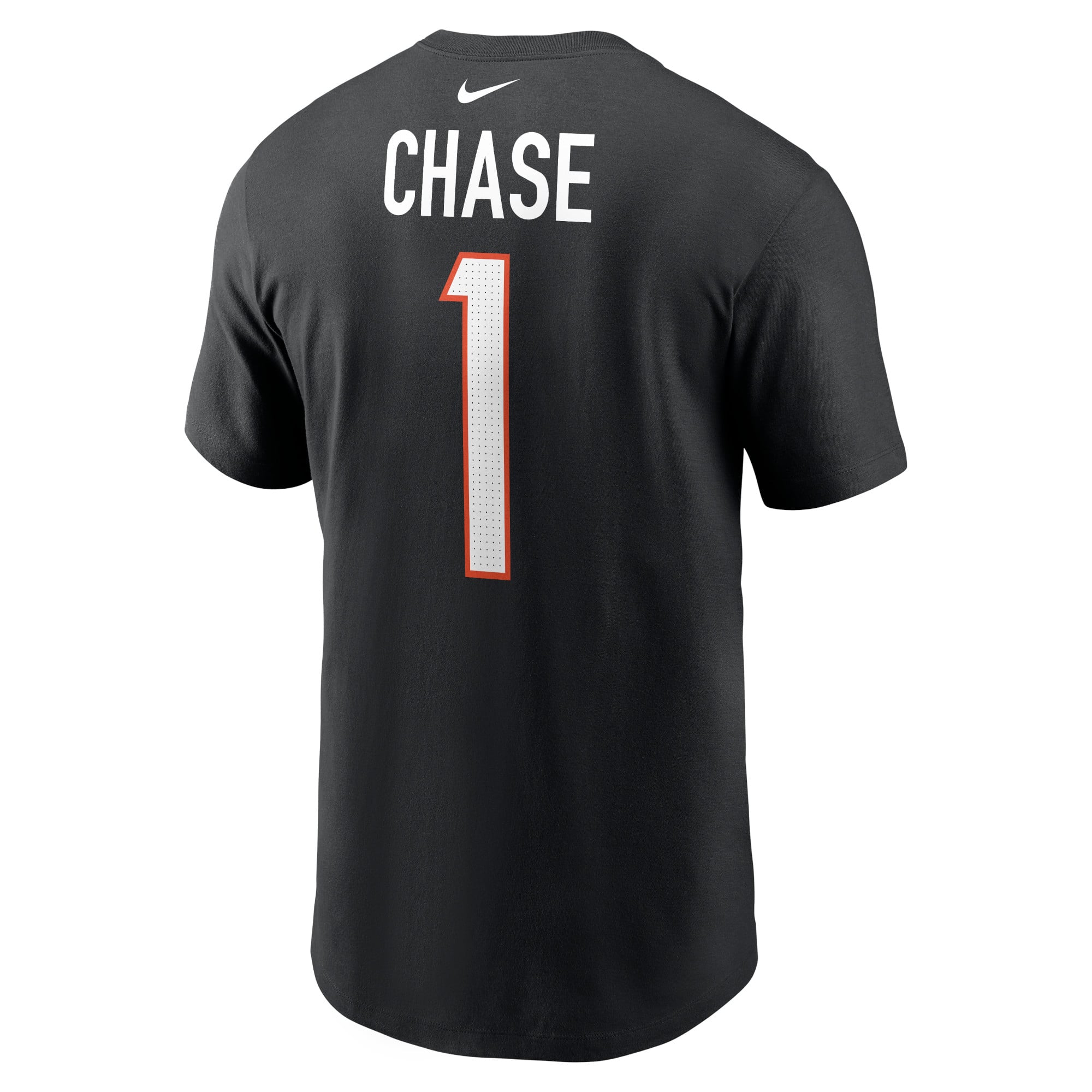 Men's Nike Ja'Marr Chase Black Cincinnati Bengals Name & Number T-Shirt